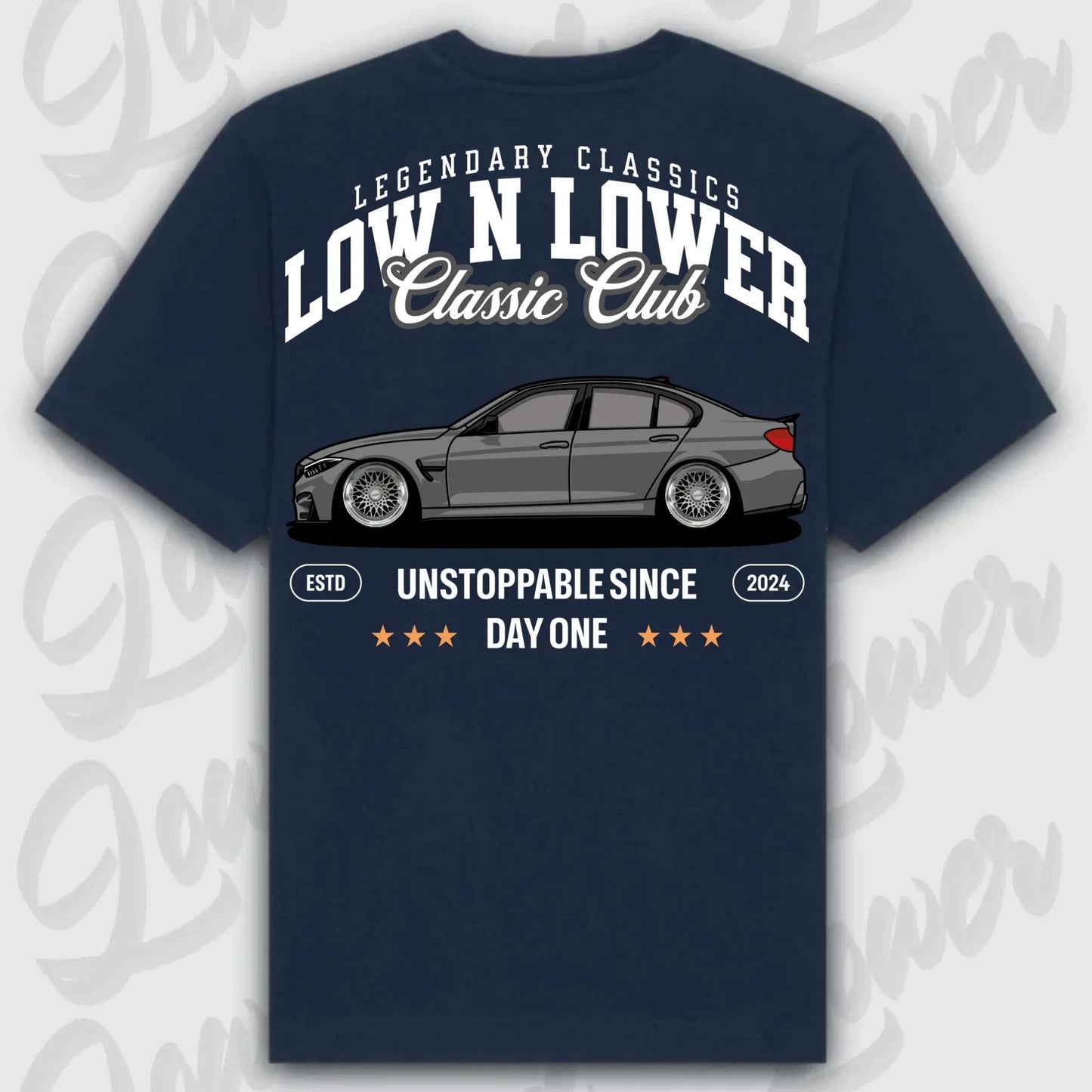 T-Shirt F-82 - personalisierbar Oversized T-Shirt ( Back Print )