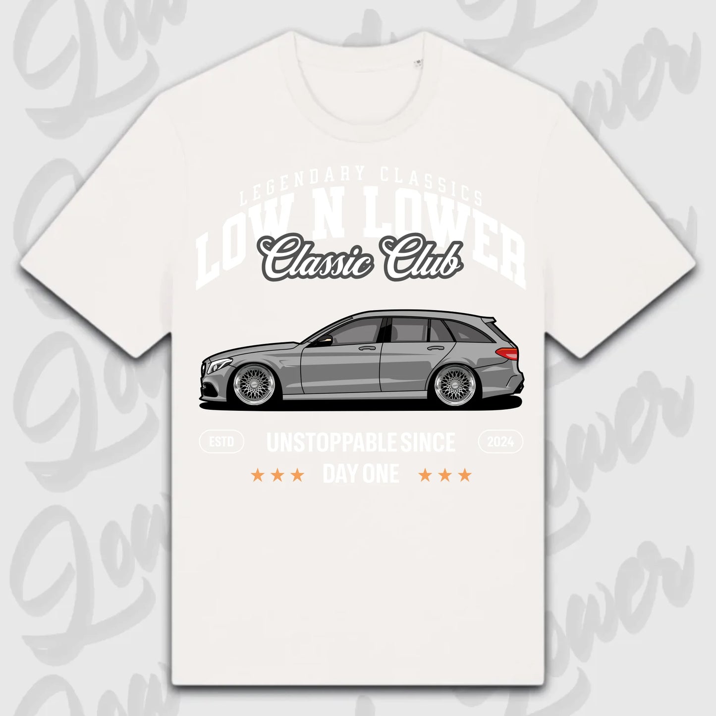 T-Shirt W205 - personalisiert Standard T-Shirt ( Front Print ) White