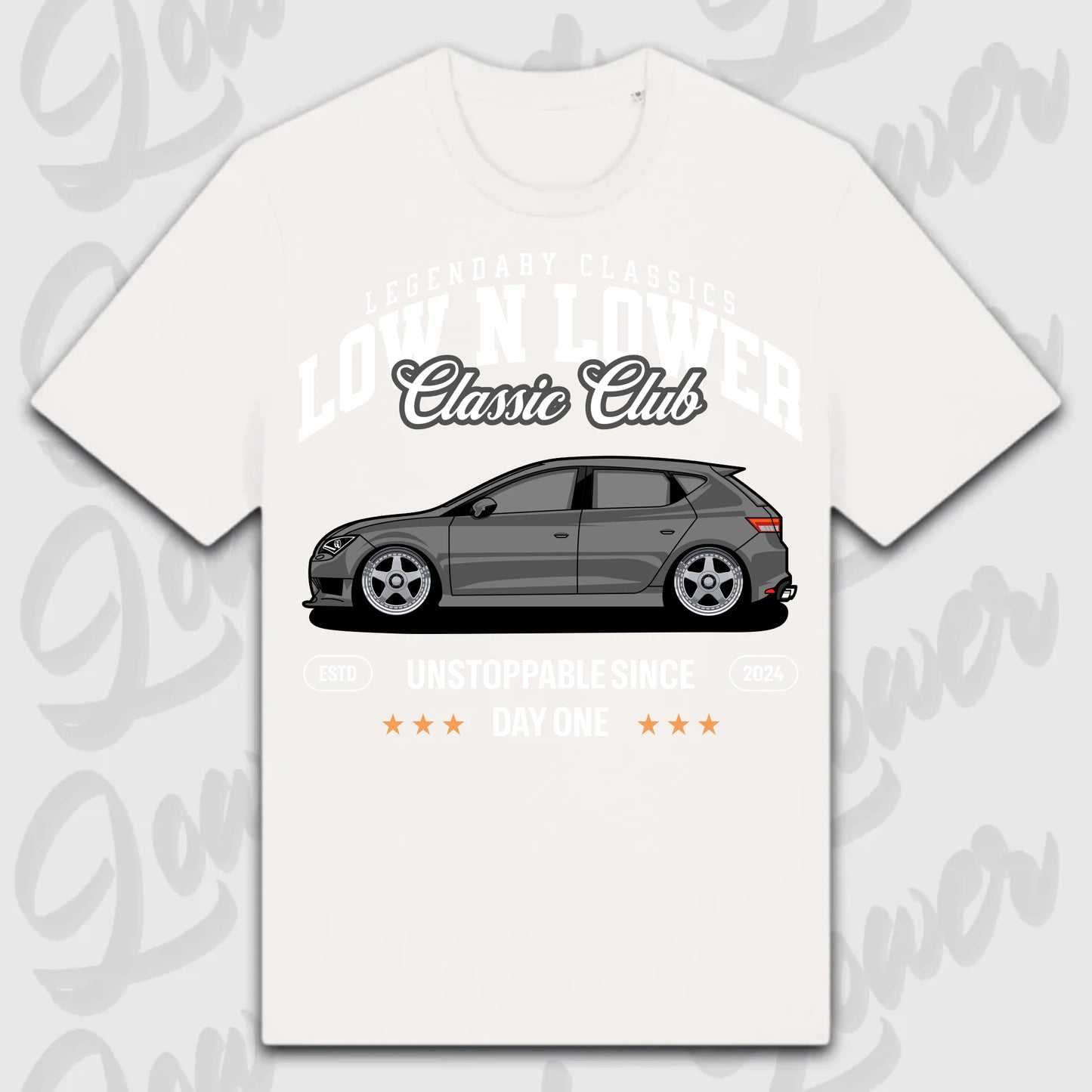T-Shirt Leon III - personalisiert Standard T-Shirt ( Front Print ) White