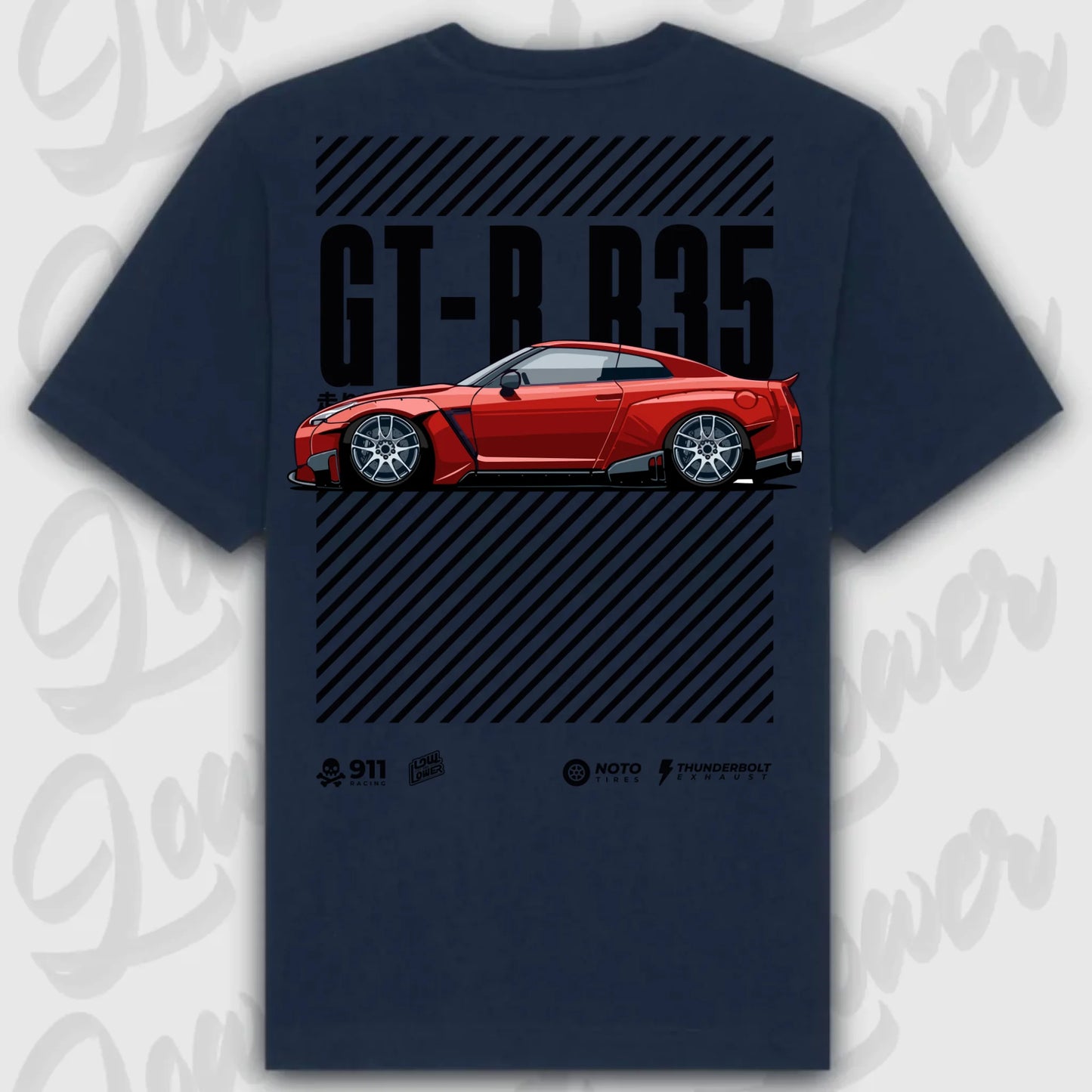 Mockup Stand shirt teeinblue - shirt 5