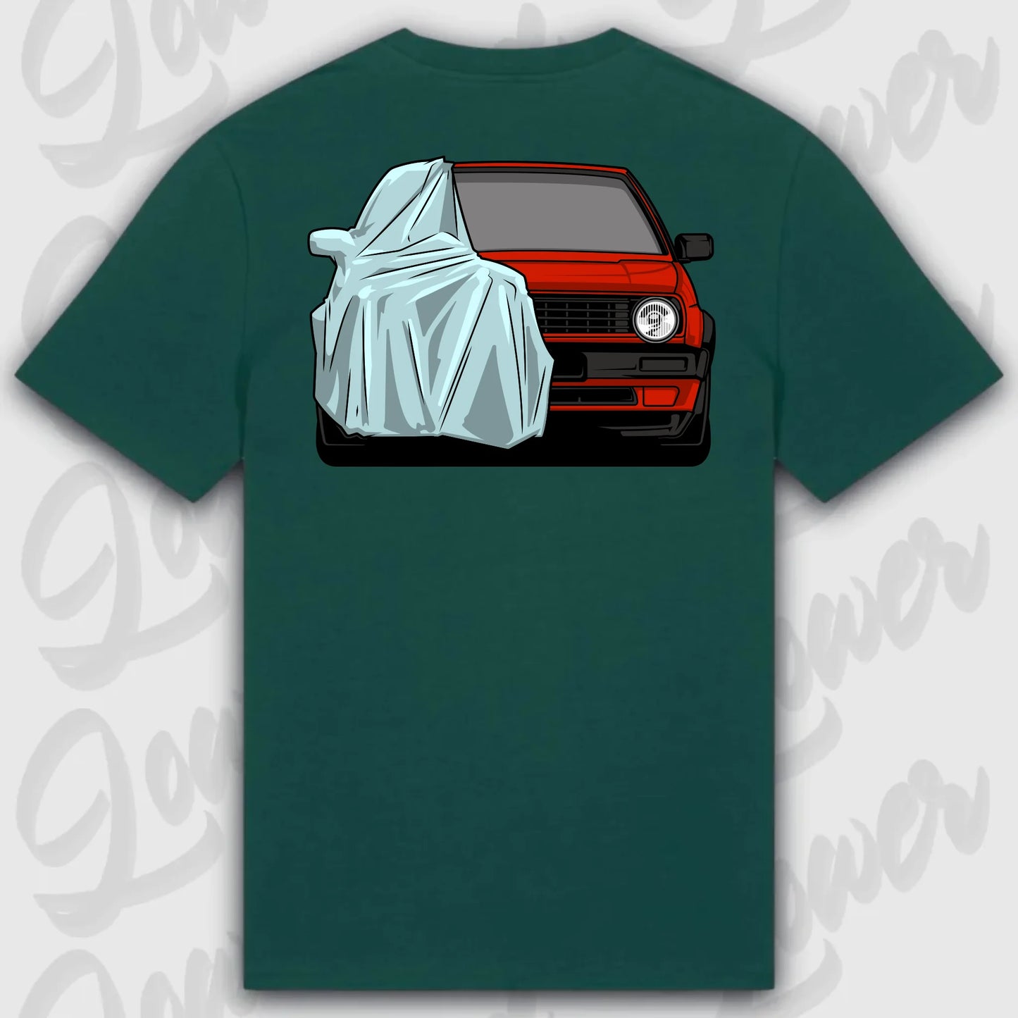 T-Shirt Golf MK2 Front - personalisierbar Standard T-Shirt ( Back Print ) Glazed-Green XXL