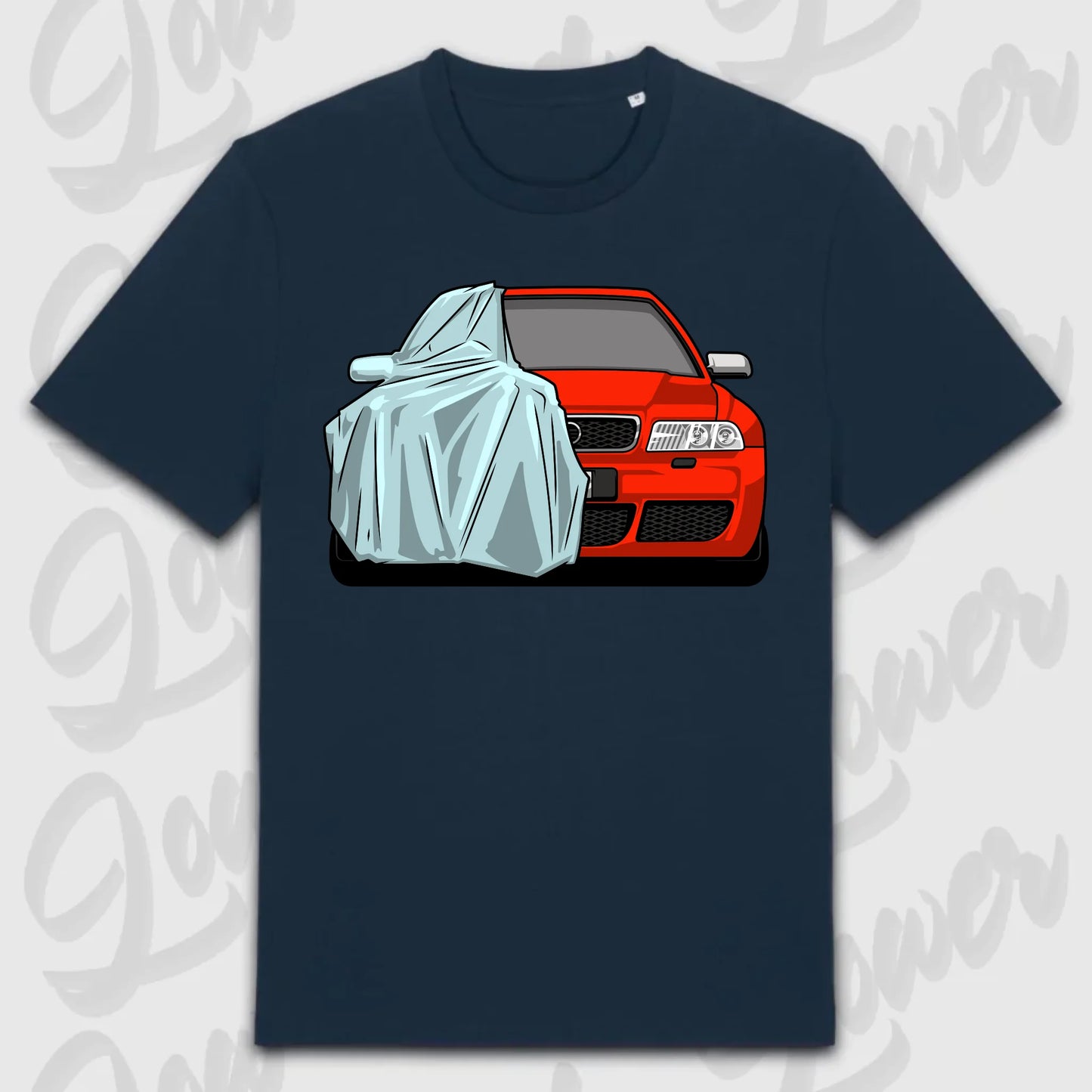 T-Shirt Audi B5 Front Standard T-Shirt ( Front Print ) French-Navy
