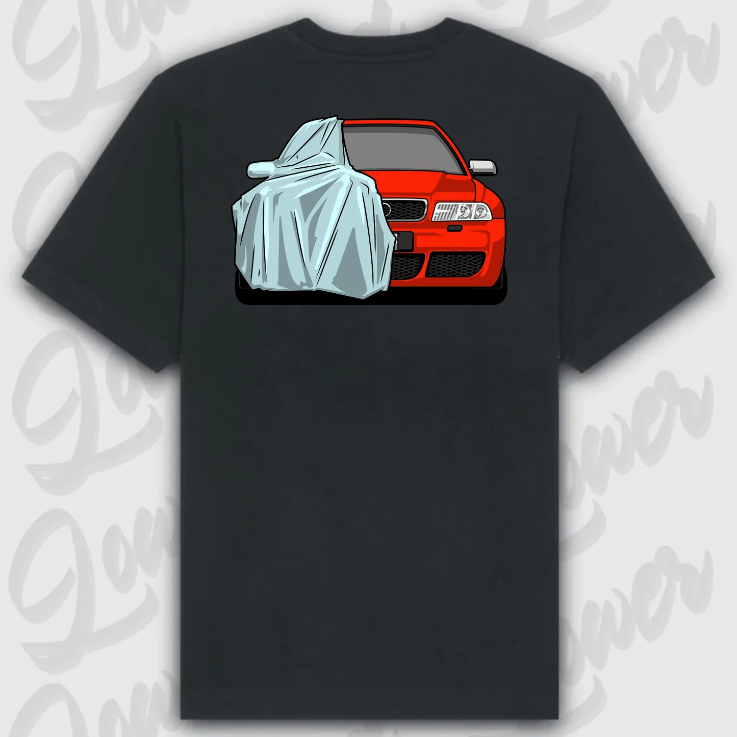 T-Shirt Audi B5 Front Oversized T-Shirt ( Back Print ) Black