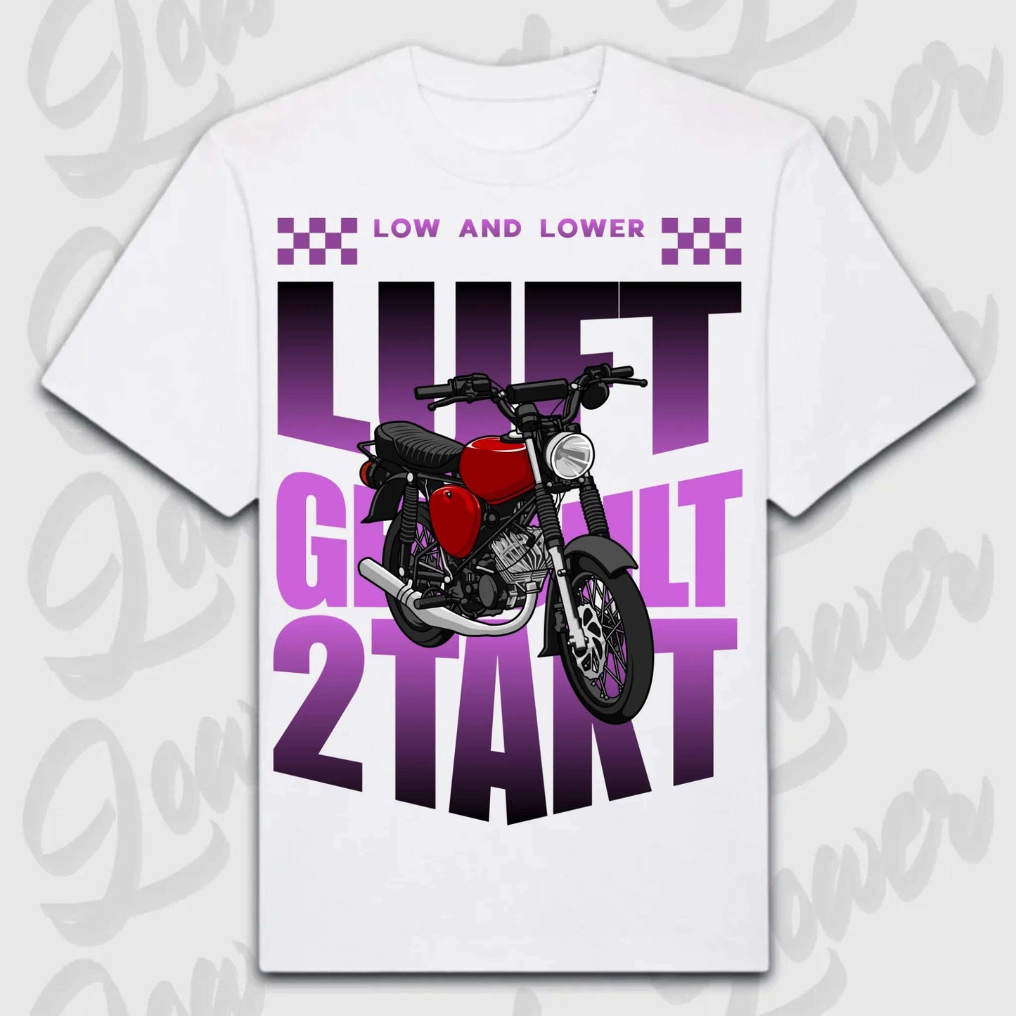 T-Shirt S50 - personalisierbar Oversized T-Shirt ( Front Print ) White