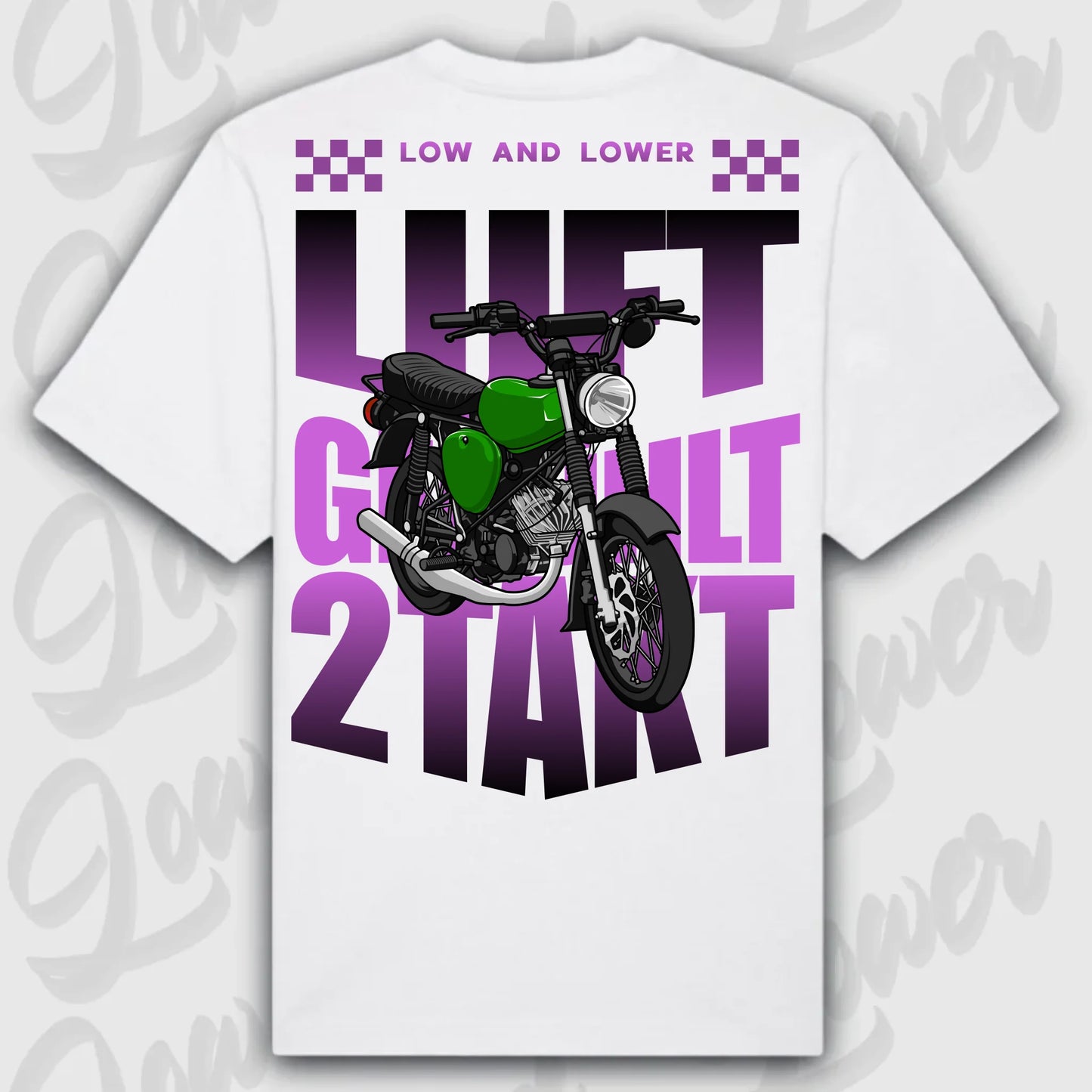 T-Shirt S51 Oversized T-Shirt ( Back Print ) White