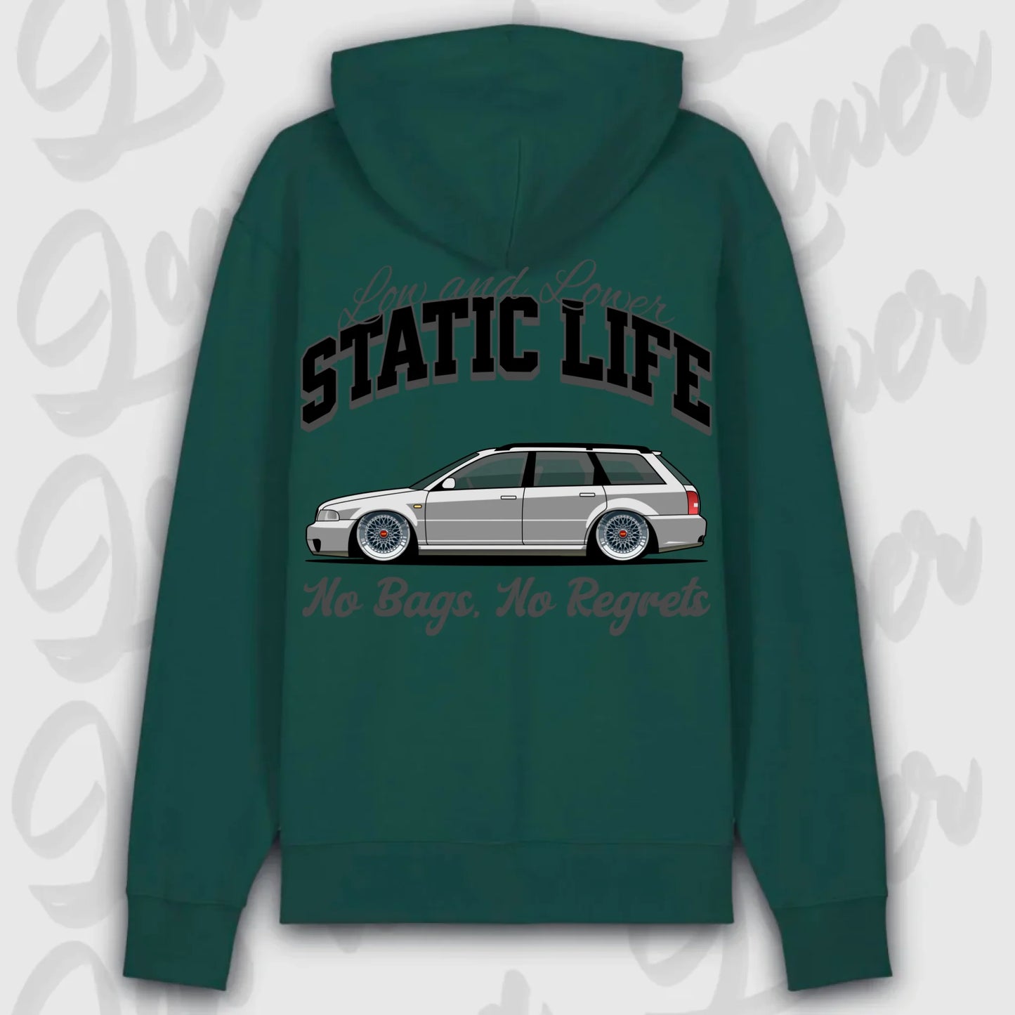Hoodie B5 - personalisierbar Premium Hoodie Glazed-Green