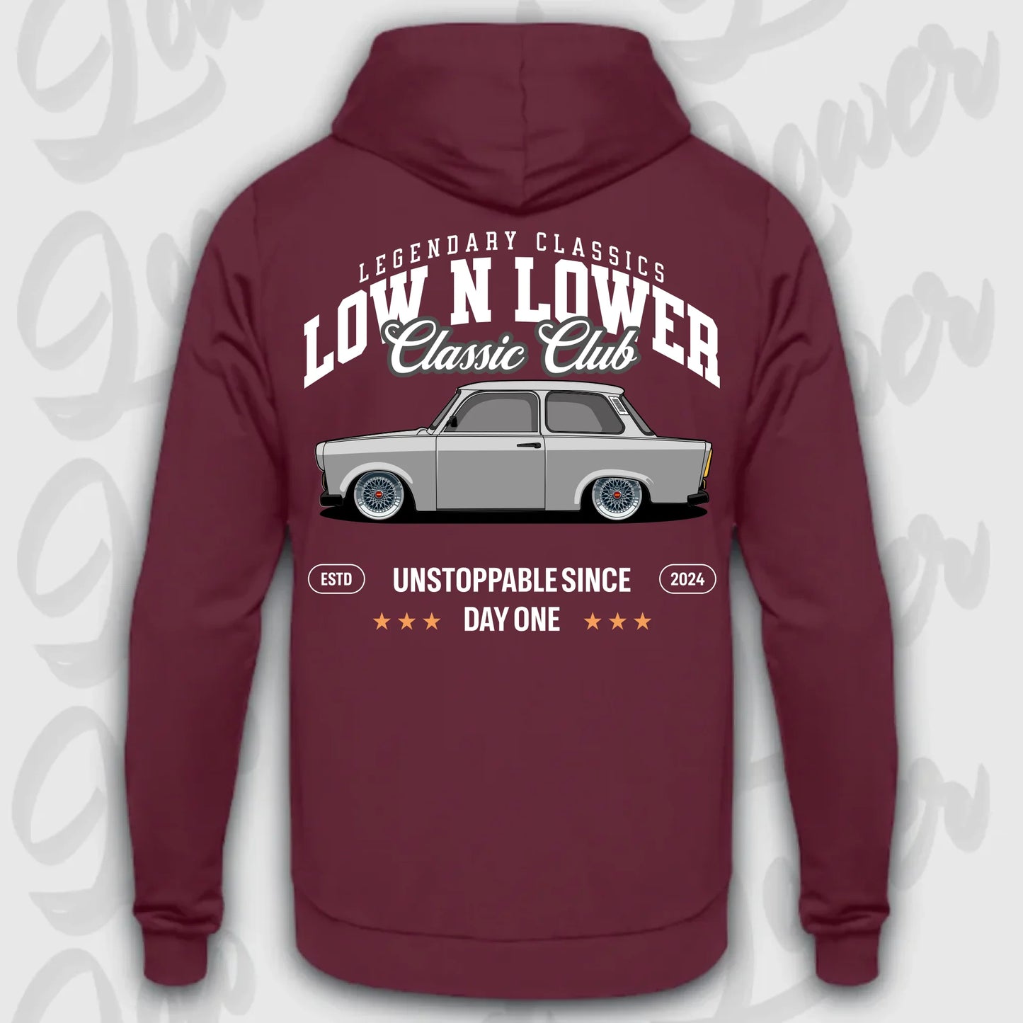 Hoodie Trabant - personalisierbar Standard Hoodie Burgundy
