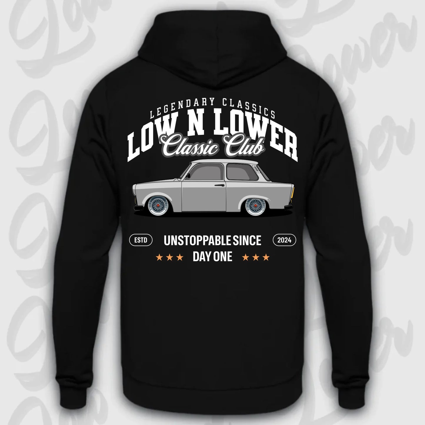 Hoodie Trabant - personalisierbar Standard Hoodie Deep-Black