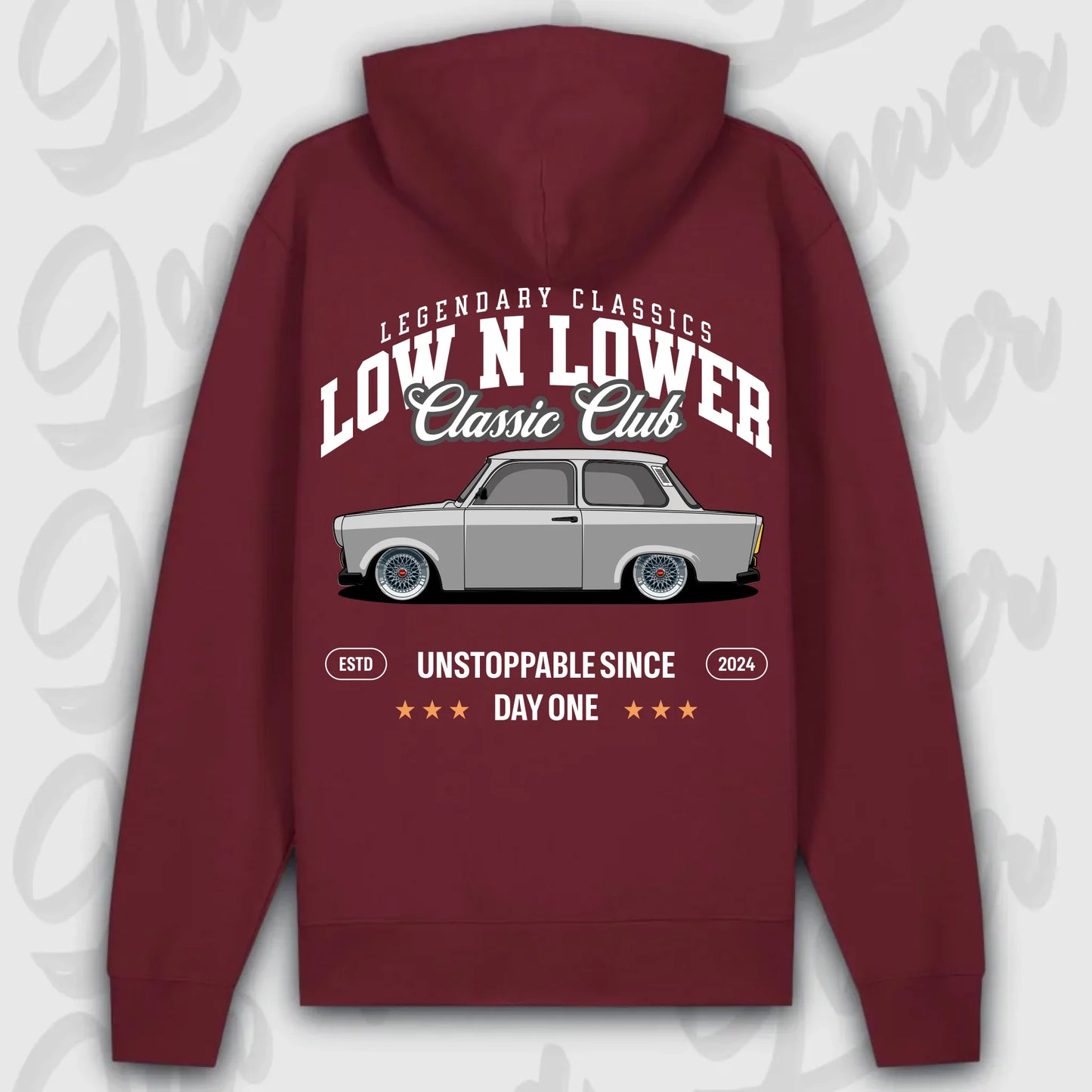 Hoodie Trabant - personalisierbar Premium Hoodie Burgundy