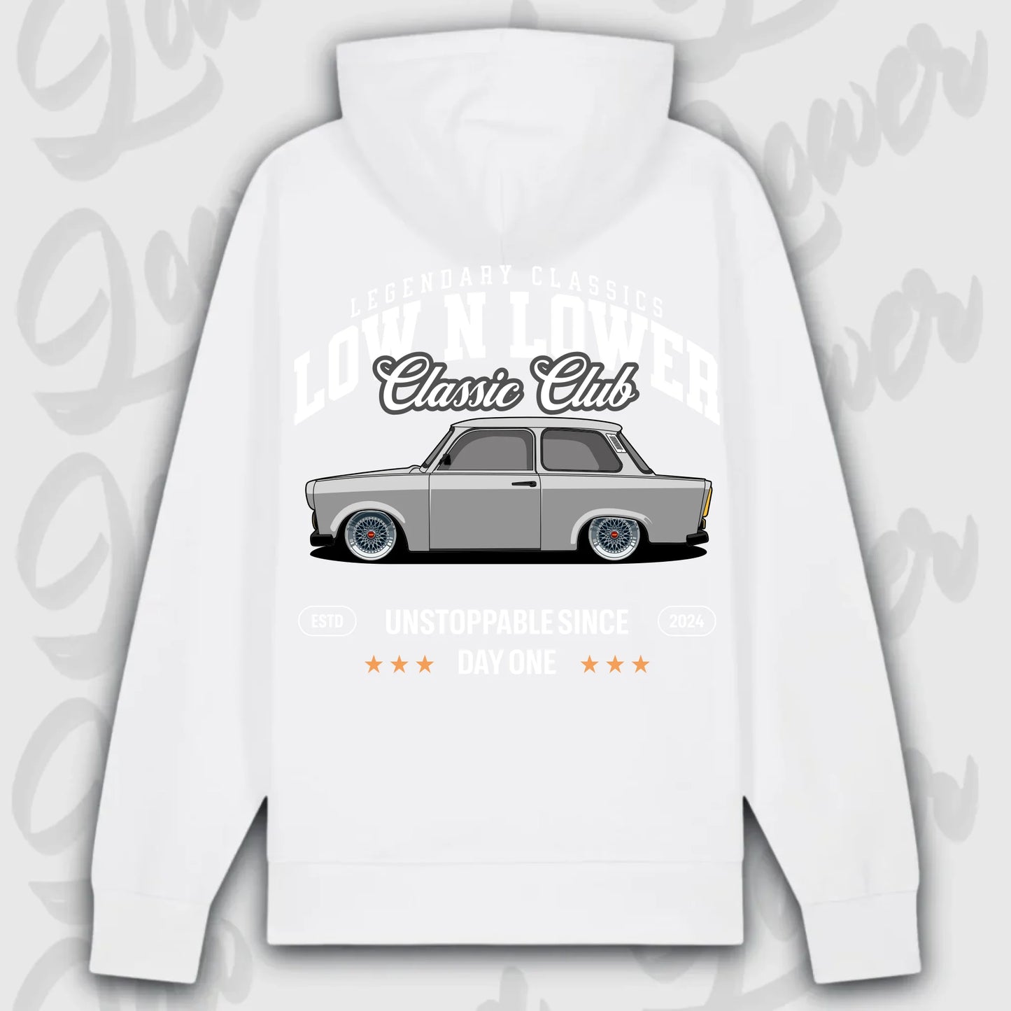 Hoodie Trabant - personalisierbar Premium Hoodie White