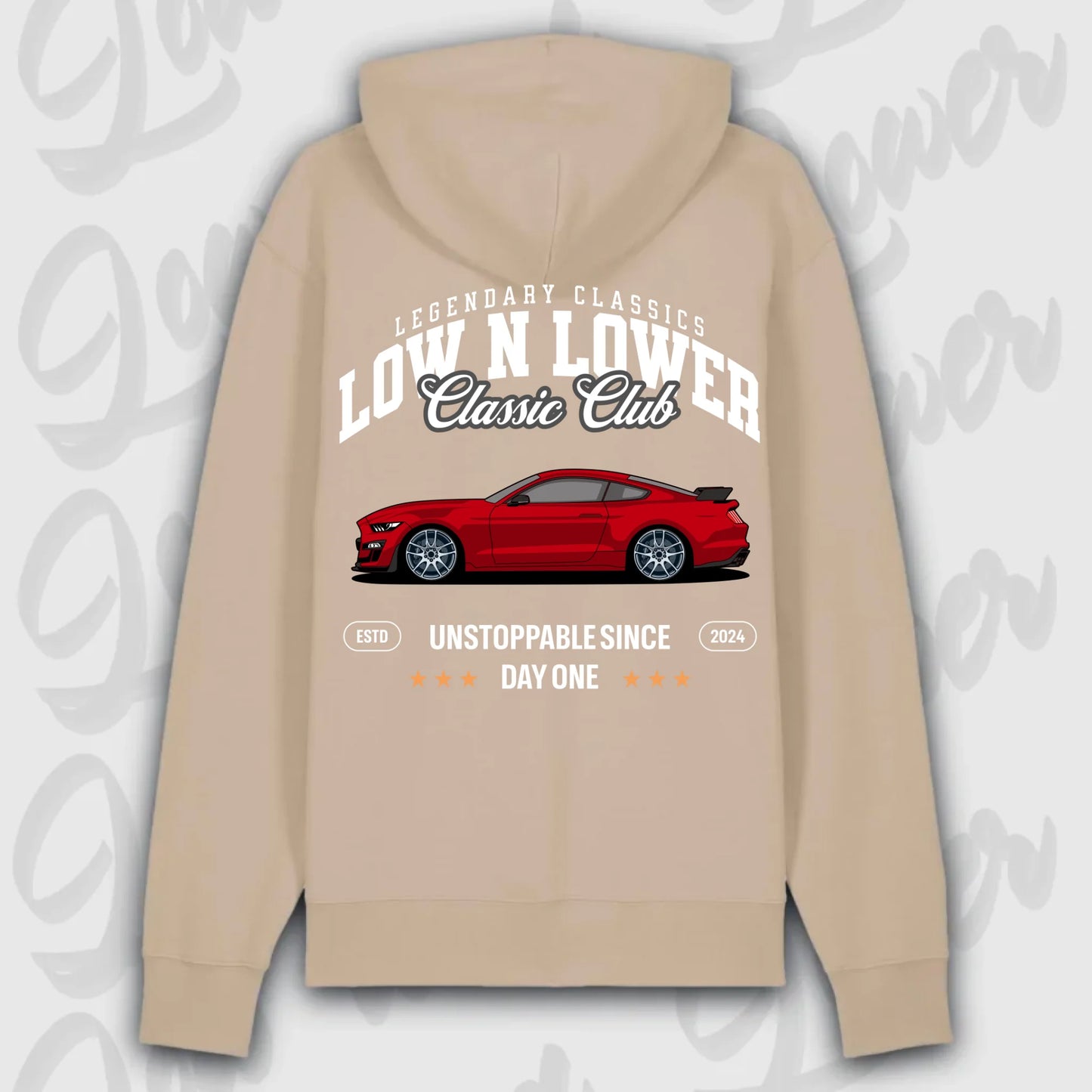 Hoodie Mustang 2020 - personalisierbar Premium Hoodie Desert-Dust