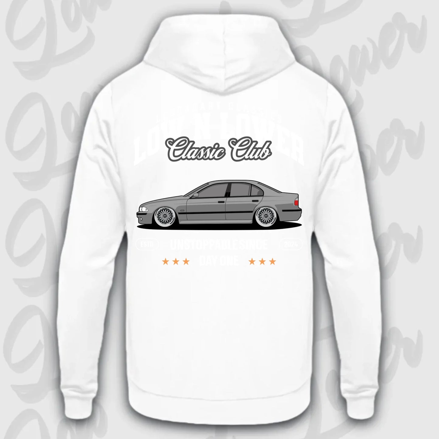 Hoodie E39 - personalisierbar Standard Hoodie Arctic-White