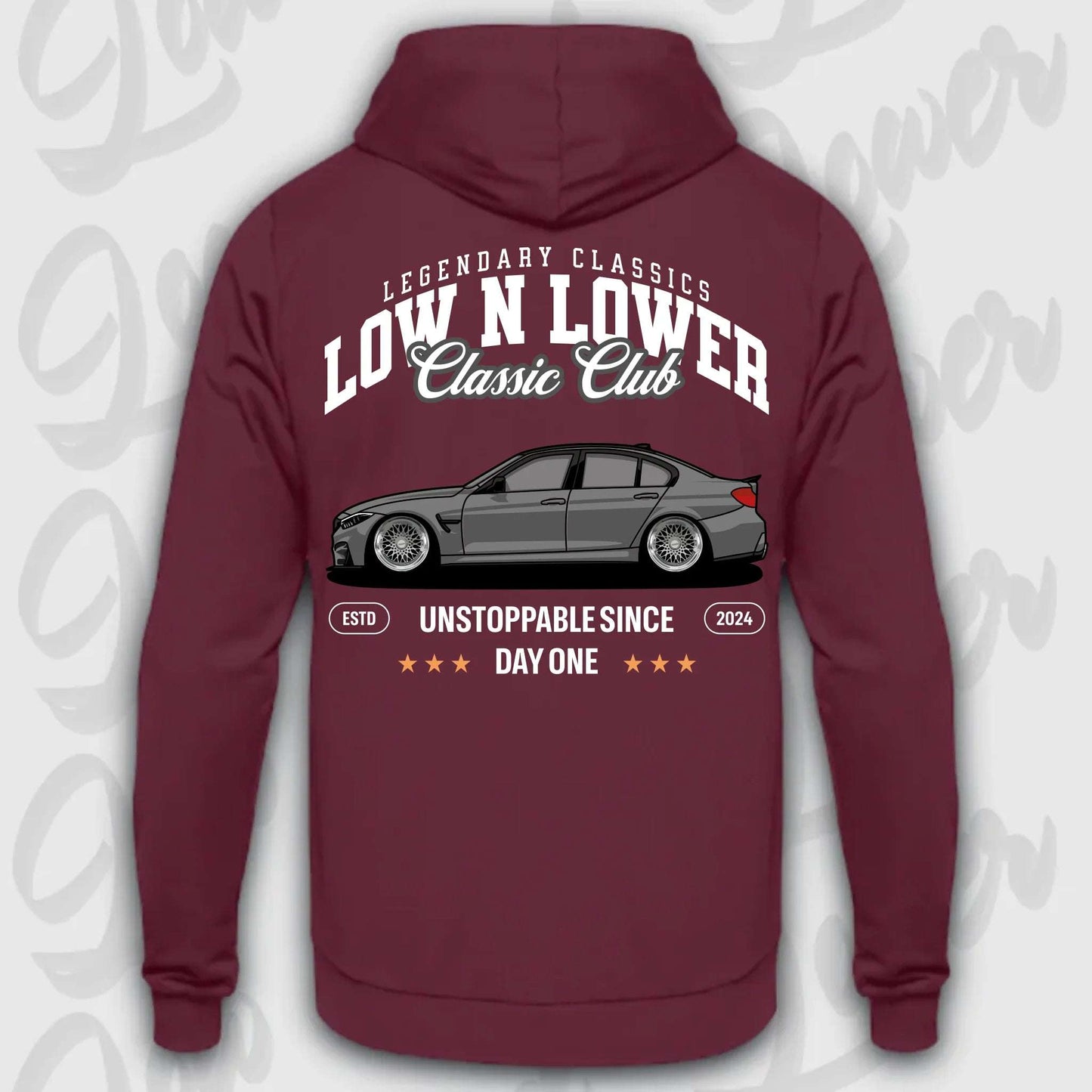 Hoodie F-82 - personalisierbar Standard Hoodie Burgundy