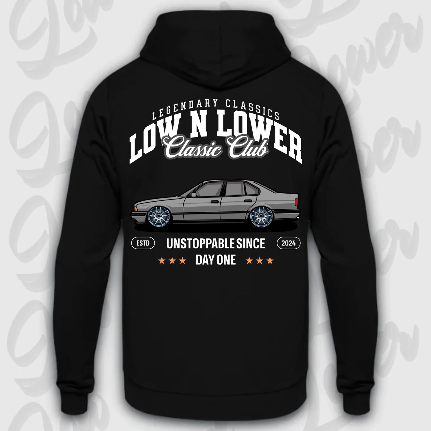 Hoodie E34 - personalisierbar Standard Hoodie Deep-Black
