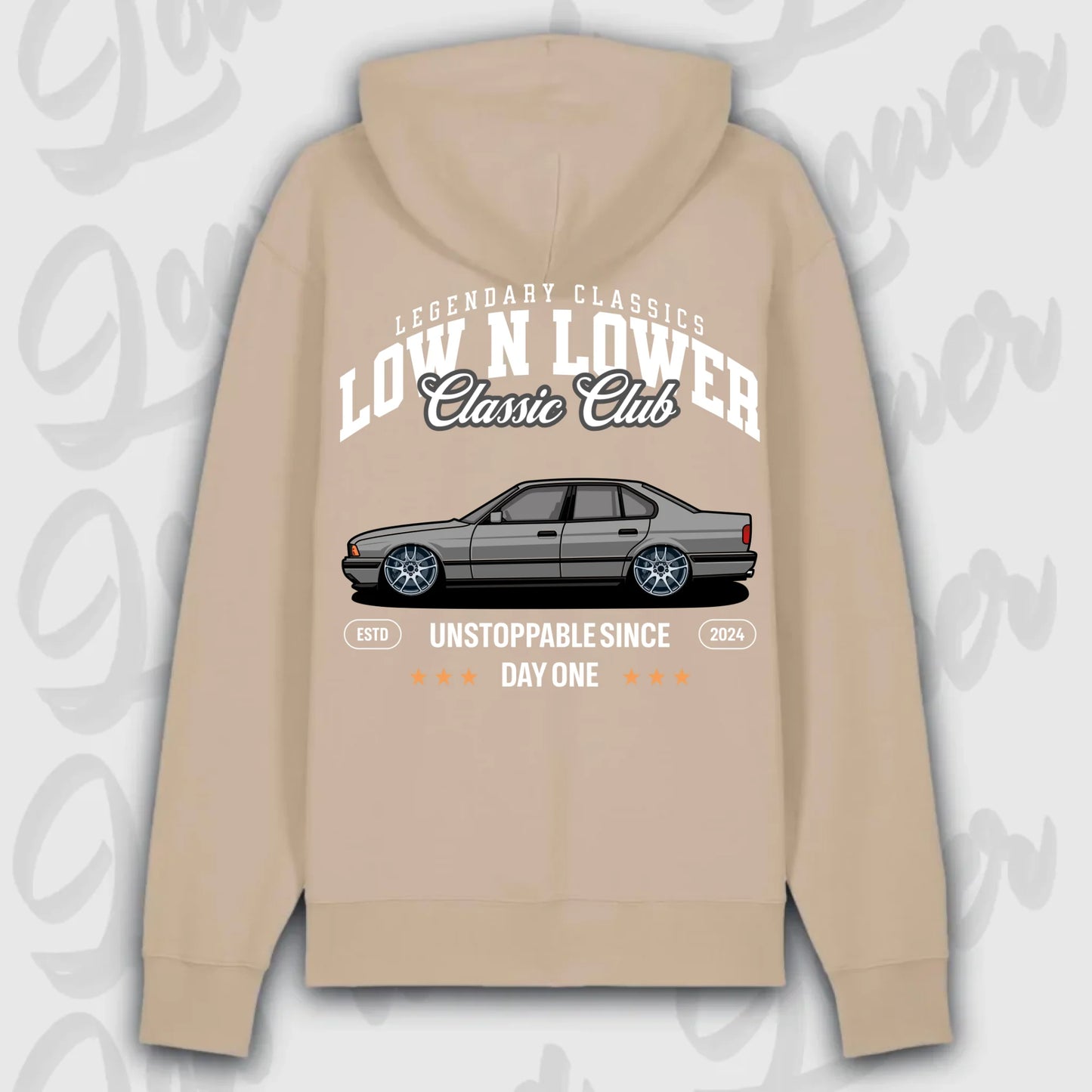 Hoodie E34 - personalisierbar Premium Hoodie Desert-Dust