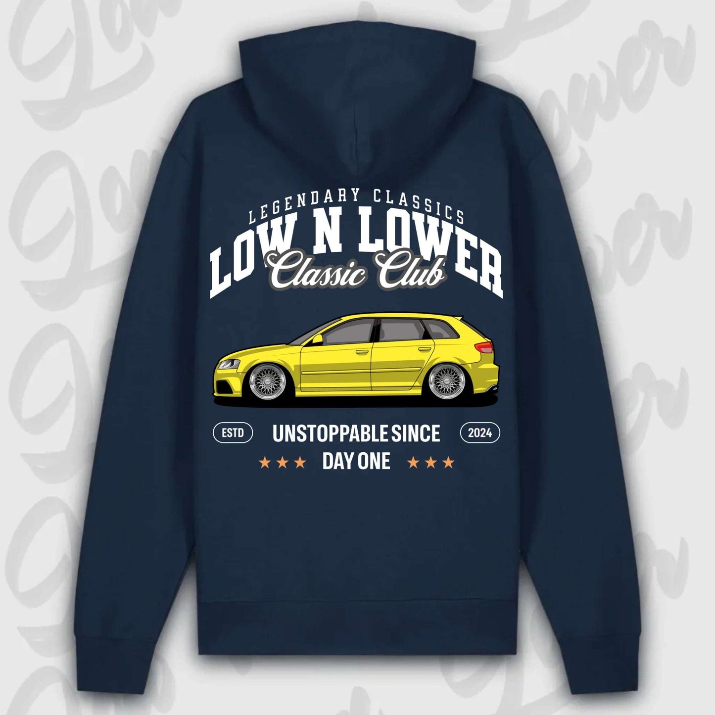 Hoodie RS3 8P - personalisierbar Premium Hoodie French-Navy