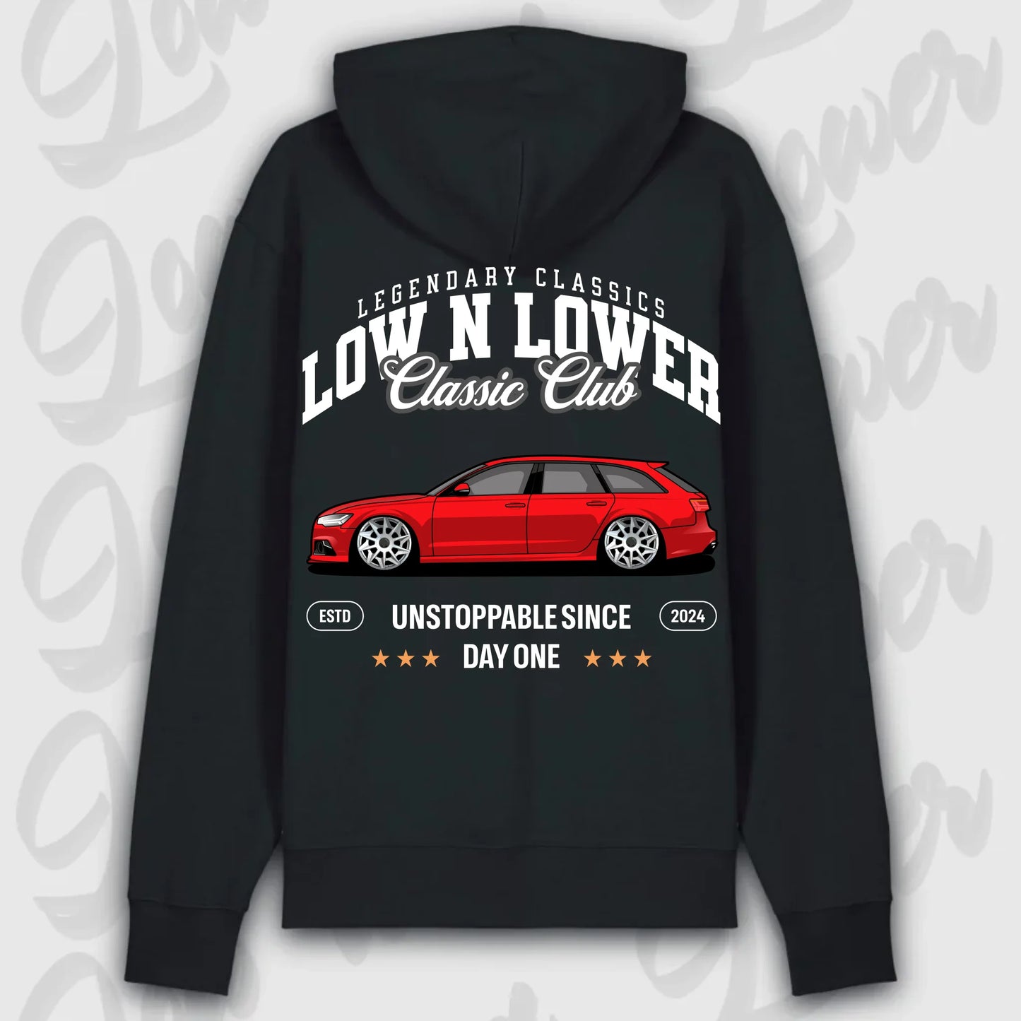 Hoodie RS6 Avant - personalisiert Premium Hoodie Black