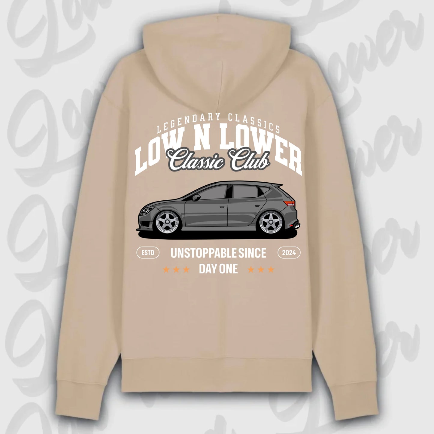 Hoodie Leon III - personalisiert Premium Hoodie Desert-Dust