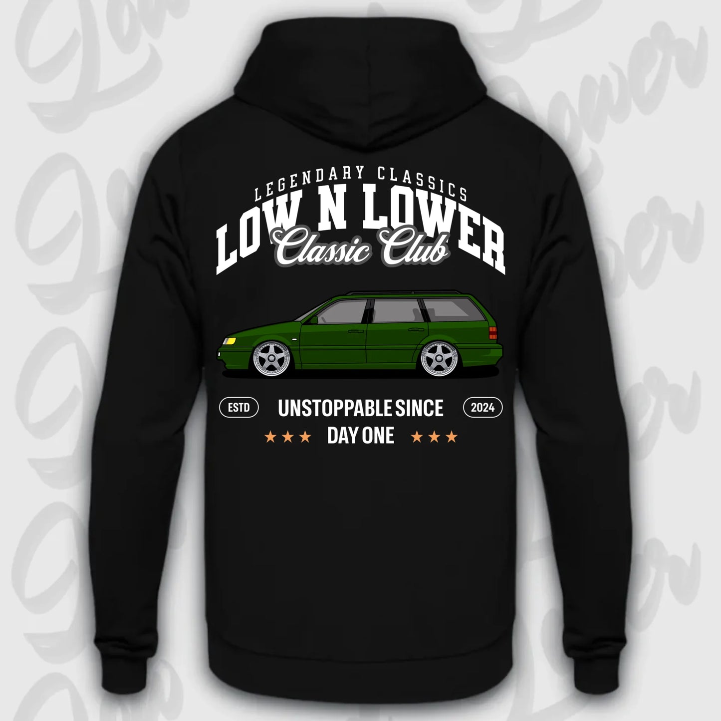 Hoodie 35i - personalisiert Standard Hoodie Deep-Black