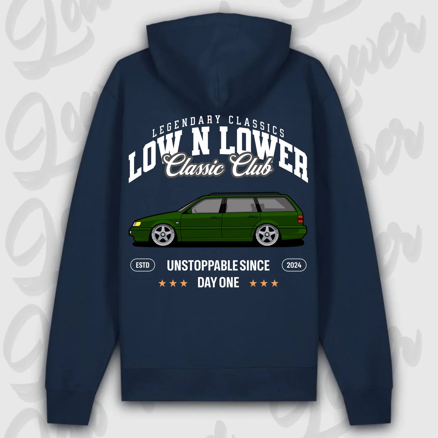 Hoodie 35i - personalisiert Premium Hoodie French-Navy