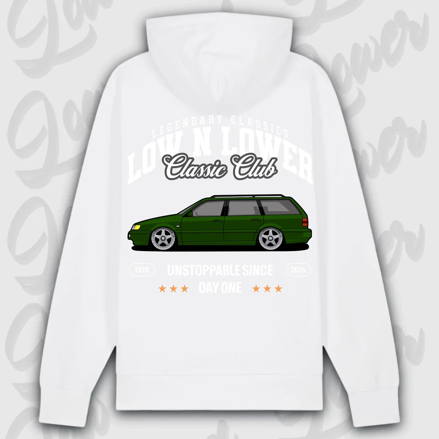 Hoodie 35i - personalisiert Premium Hoodie White
