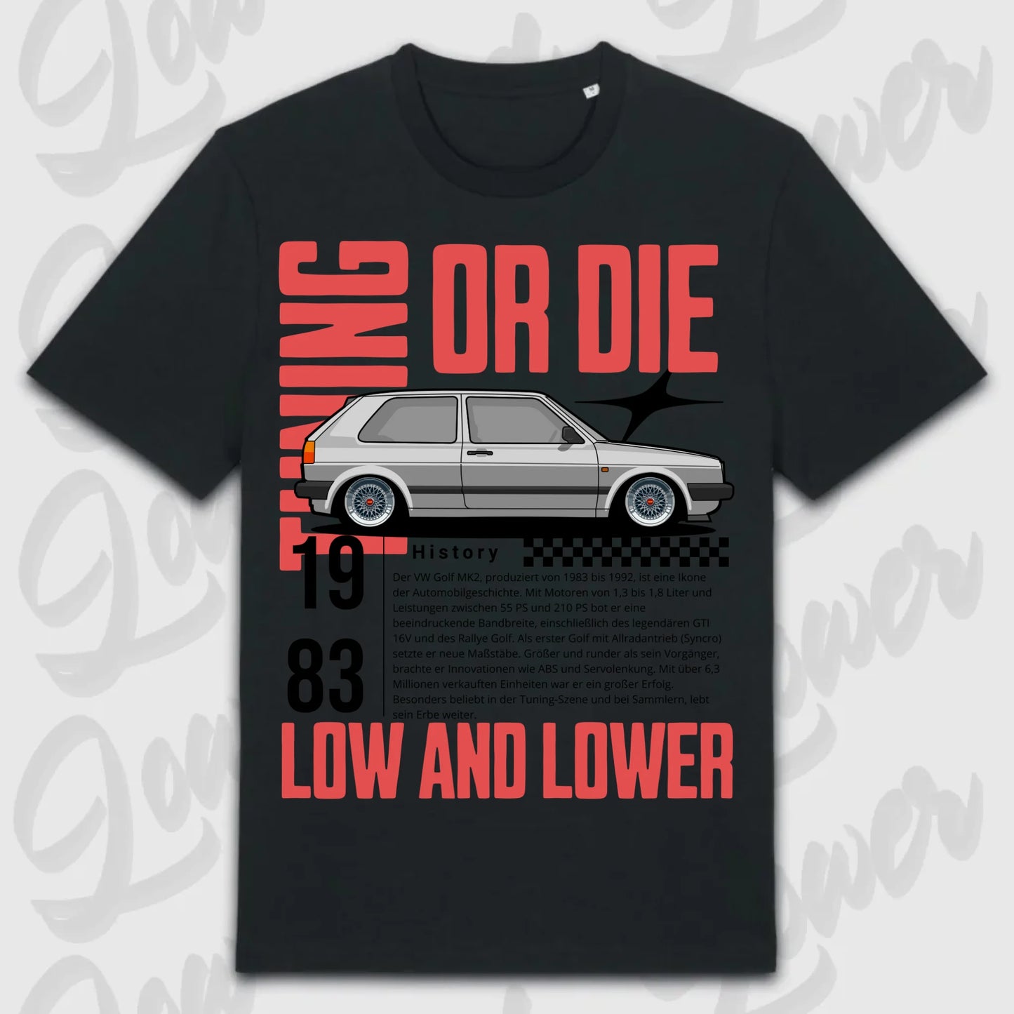 T-Shirt MK 2 - personalisierbar Standard T-Shirt ( Front Print ) Black