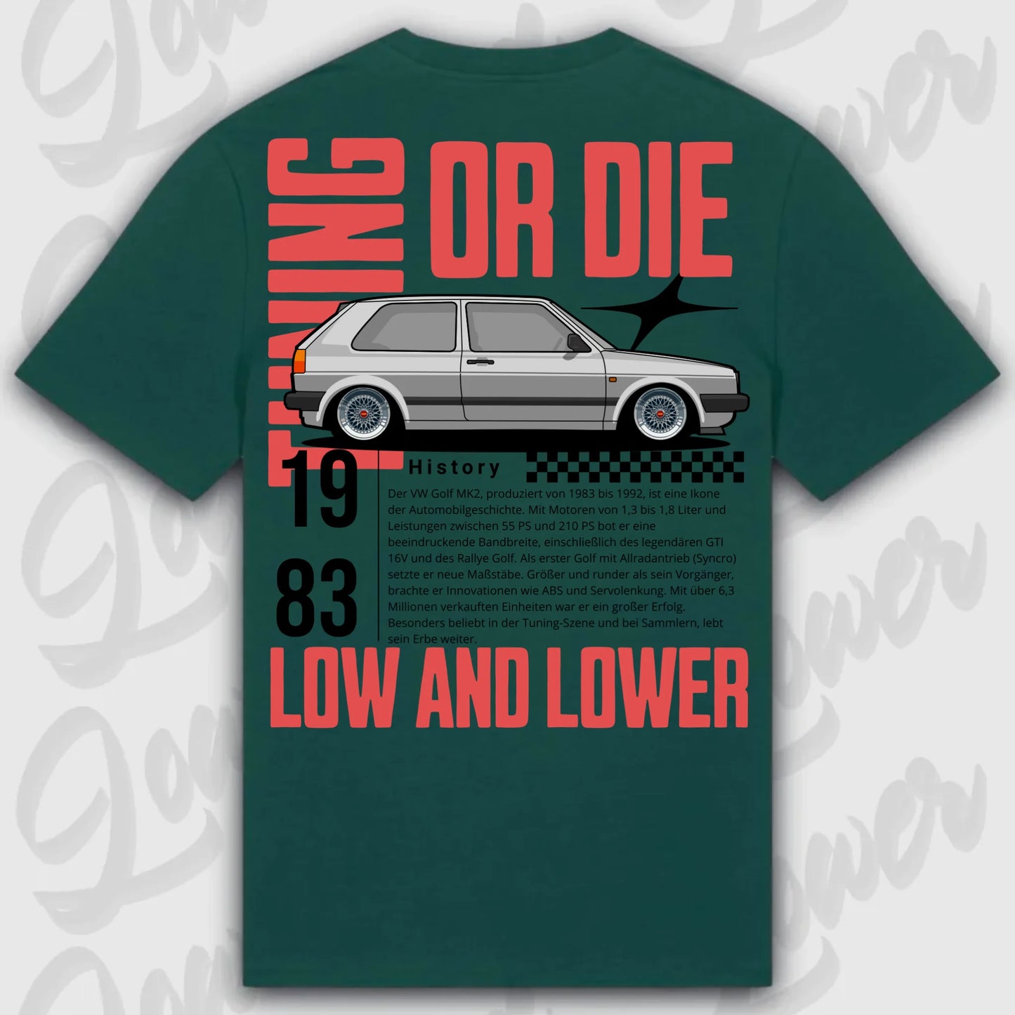 T-Shirt MK 2 - personalisierbar Standard T-Shirt ( Back Print ) Glazed-Green XXL