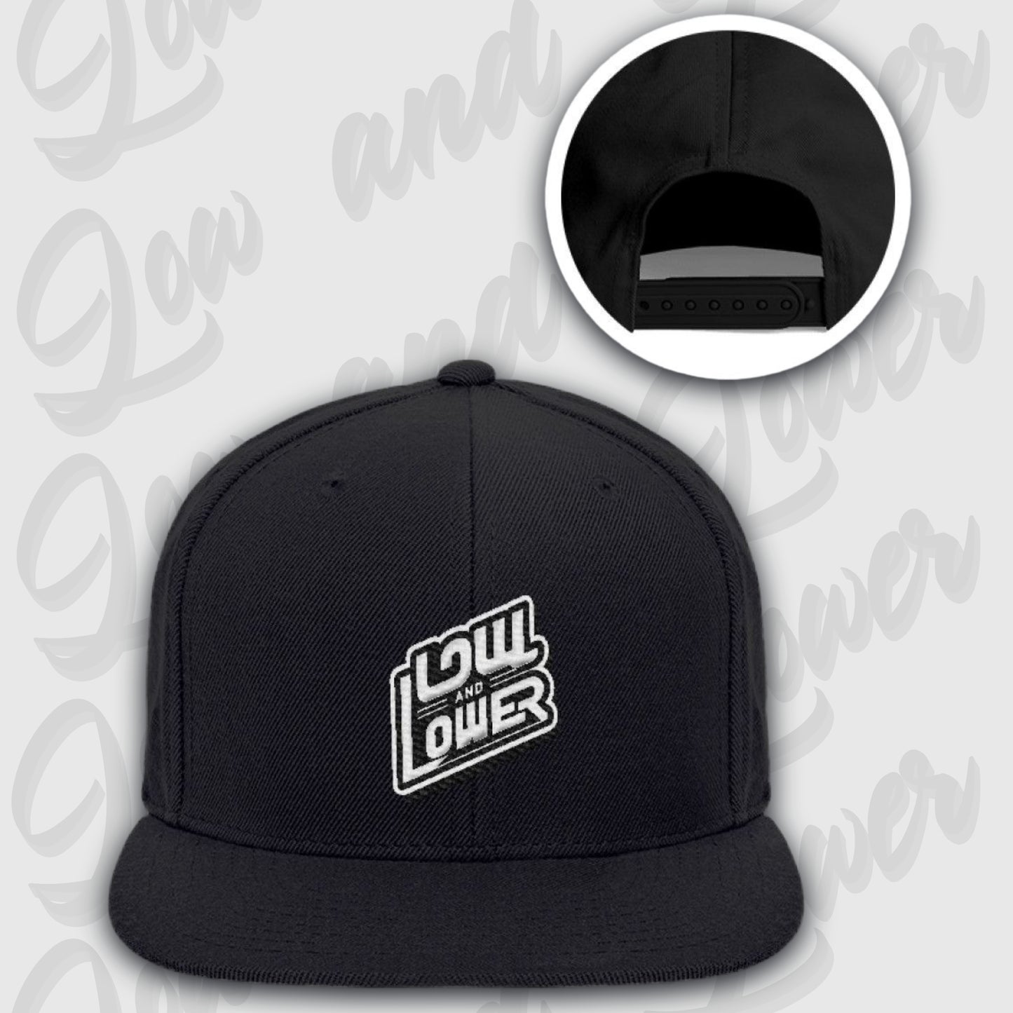 Snapback, Stick Low and Lower Black OneSize
