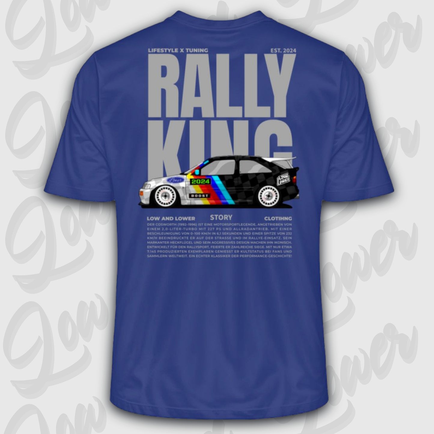 Standard T-Shirt, Cosworth Worker Blue