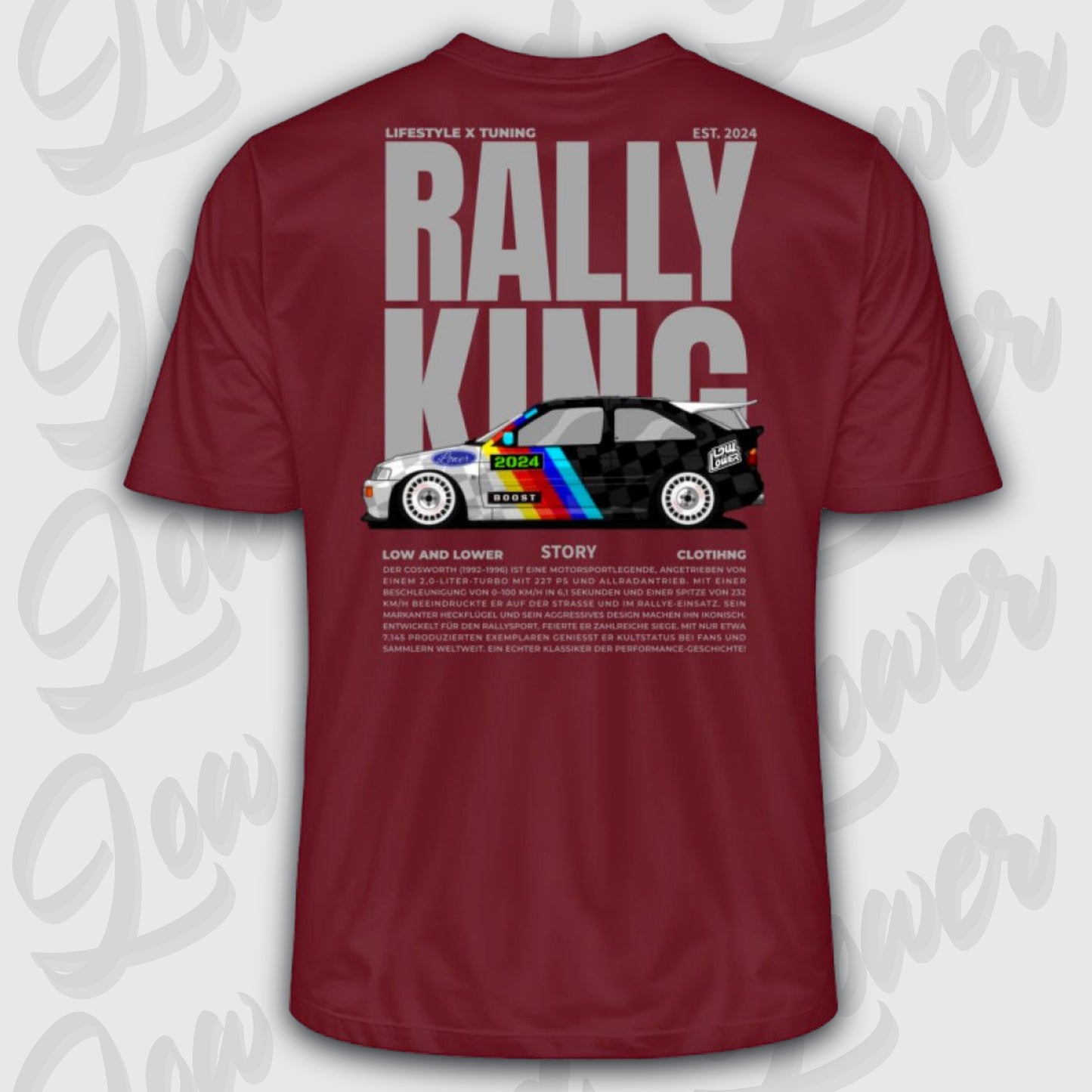 Standard T-Shirt, Cosworth Burgundy
