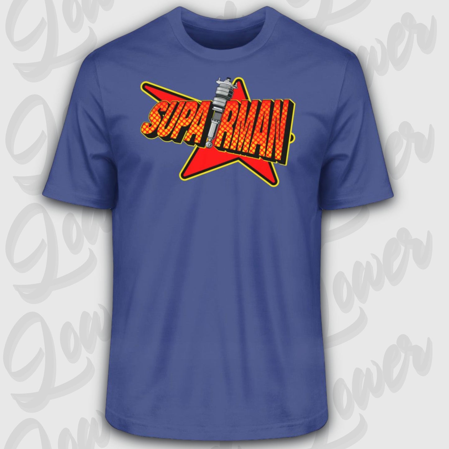 Standard T-Shirt, SupAIRman Tuning Worker Blue