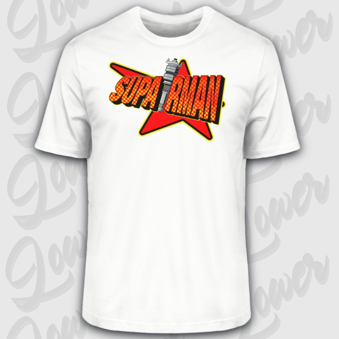 Standard T-Shirt, SupAIRman Tuning White