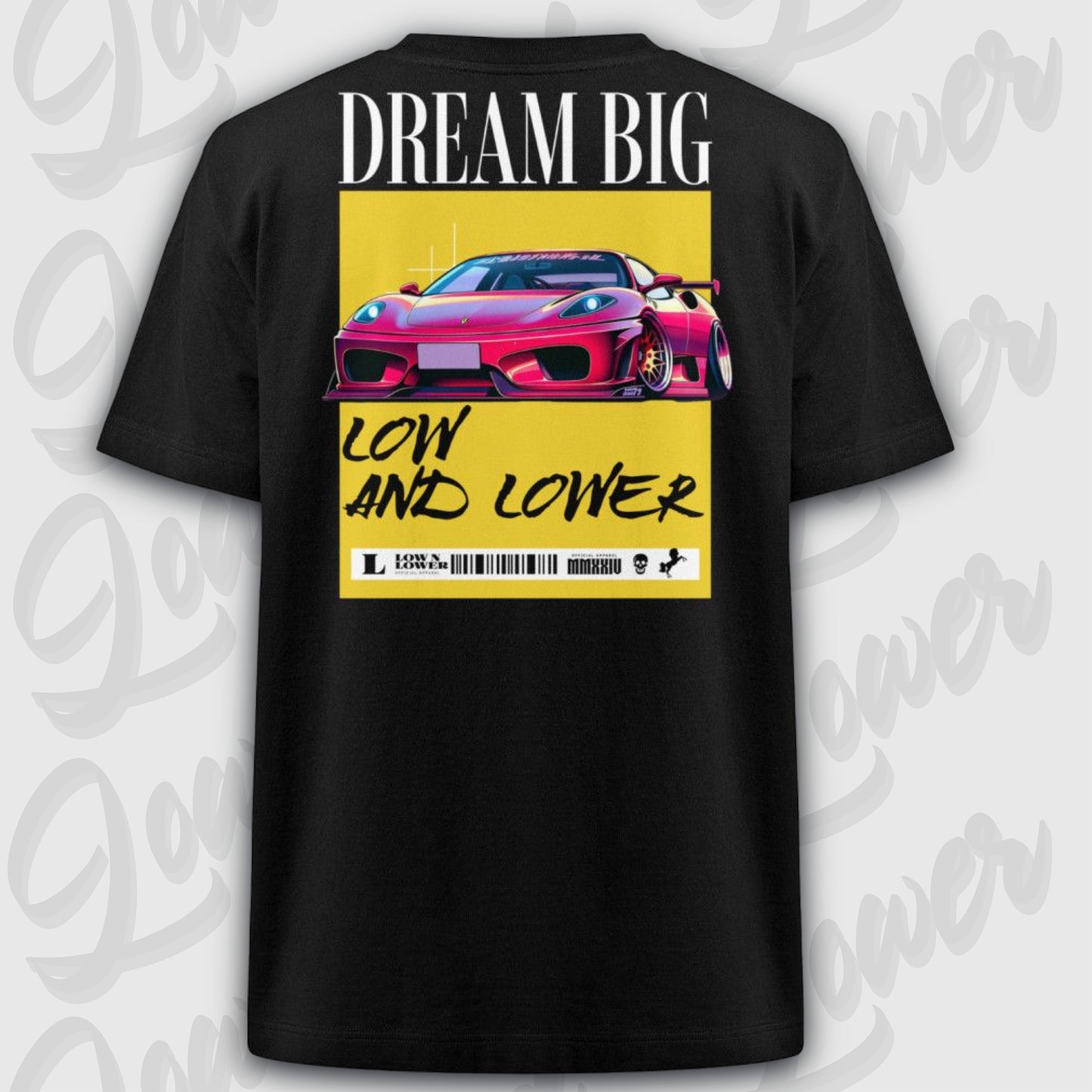 Oversized Trend T-Shirt, Low LaFerrari