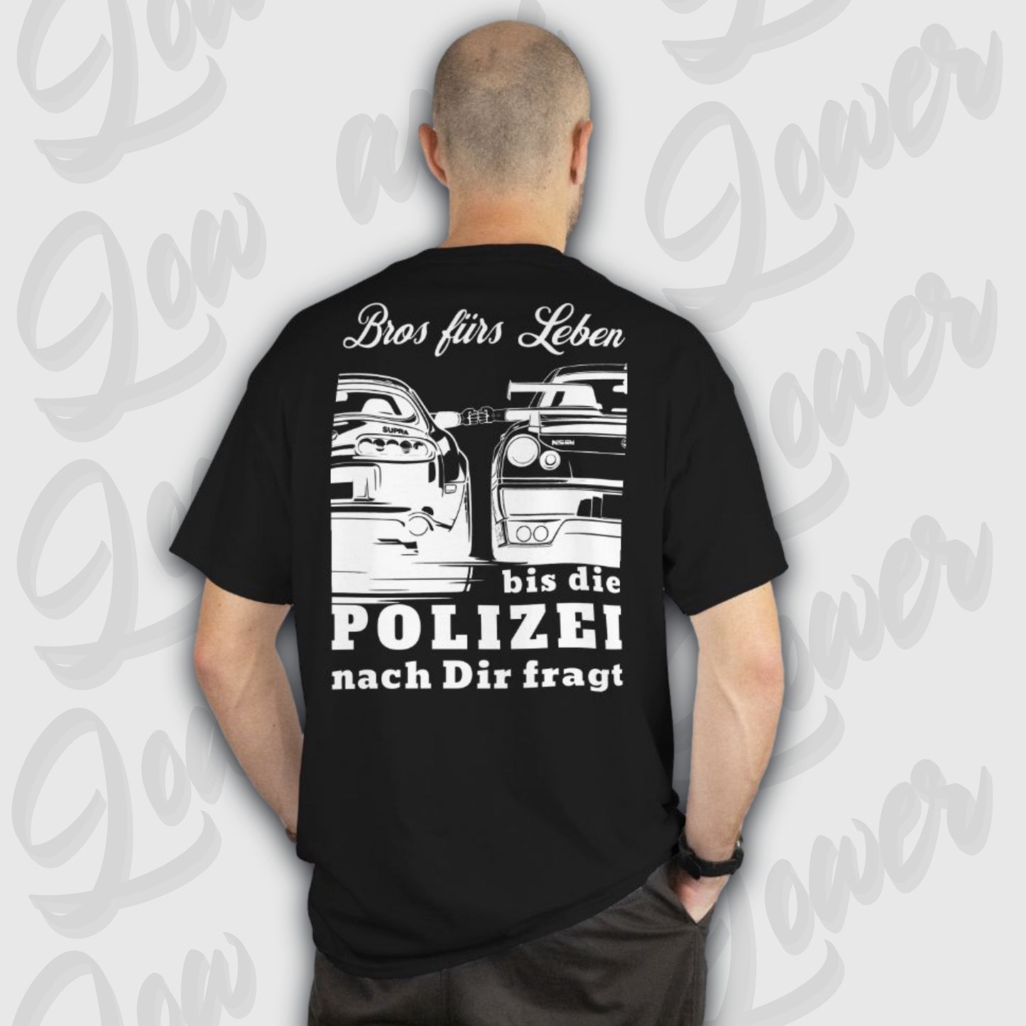 Standard T-Shirt, Tuning Bros fürs Leben