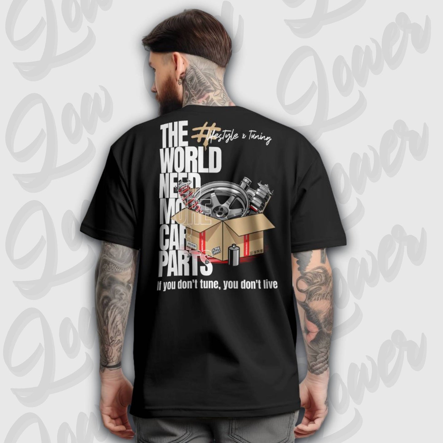 Oversized Trend T-Shirt, Car Parts