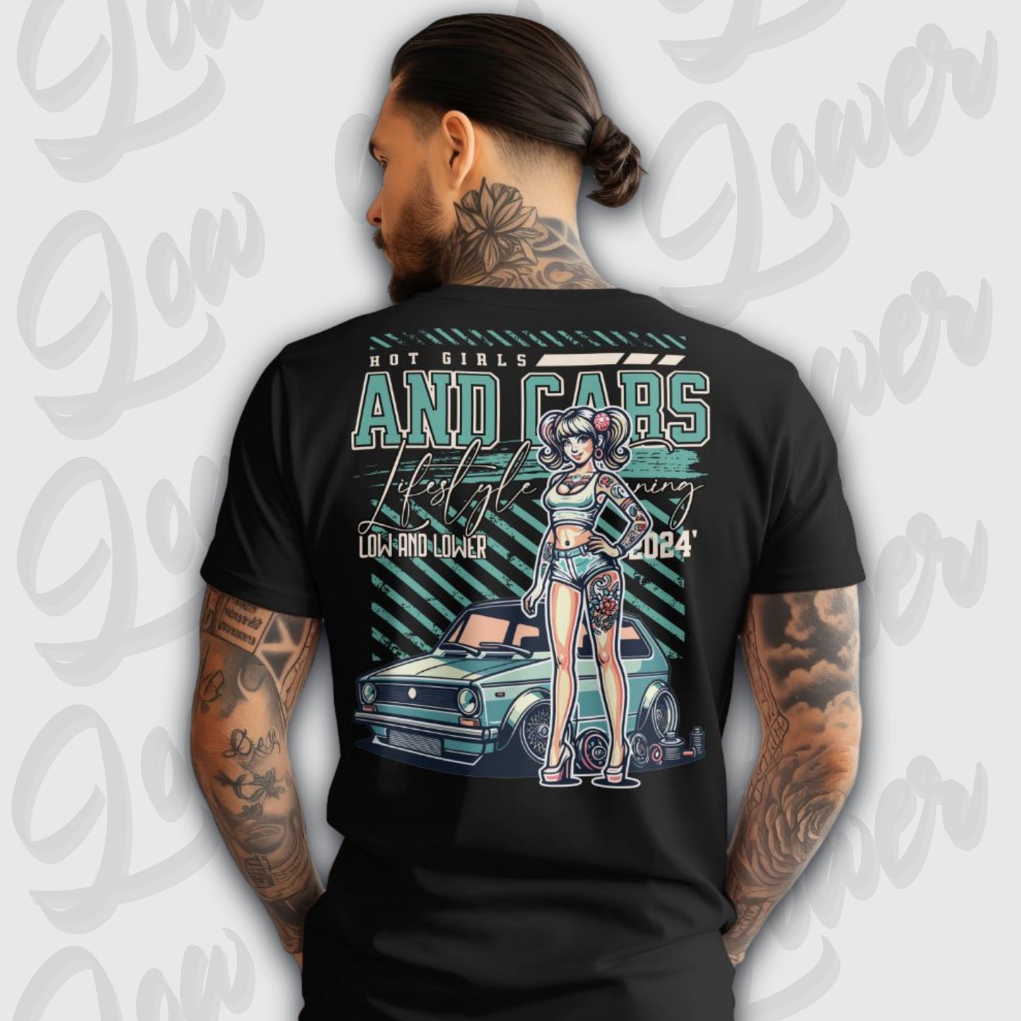 Standard T-Shirt, Hot Girls and Cars