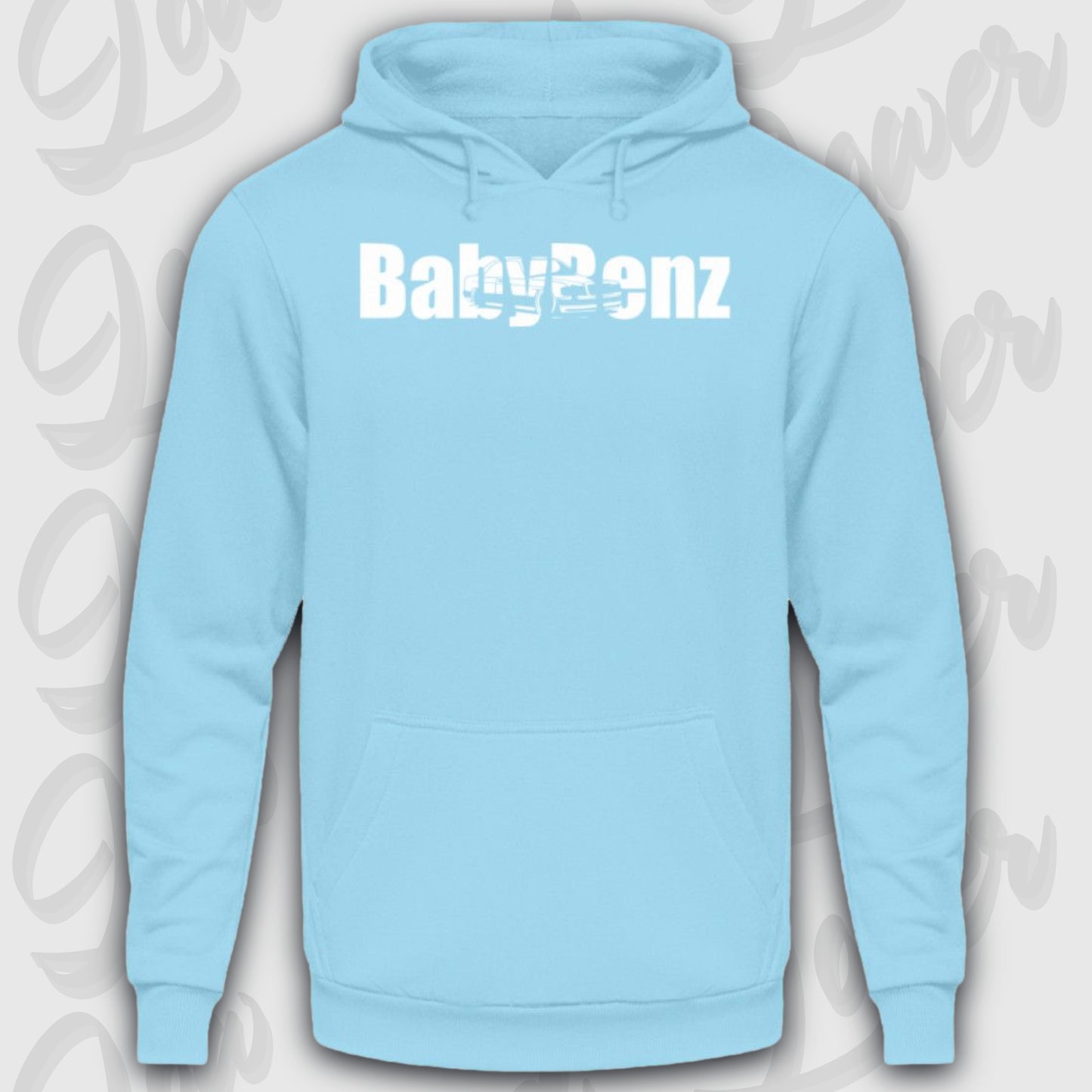 Standard Hoodie, BabyBenz Sky Blue