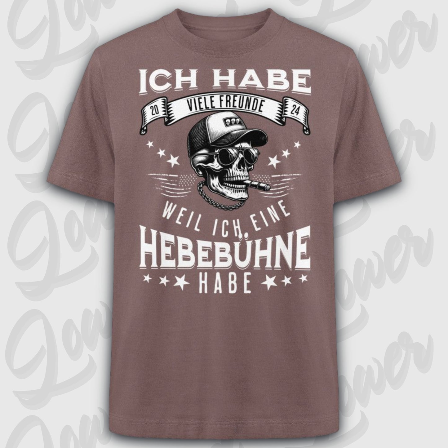 Oversized Trend T-Shirt, Hebebühne