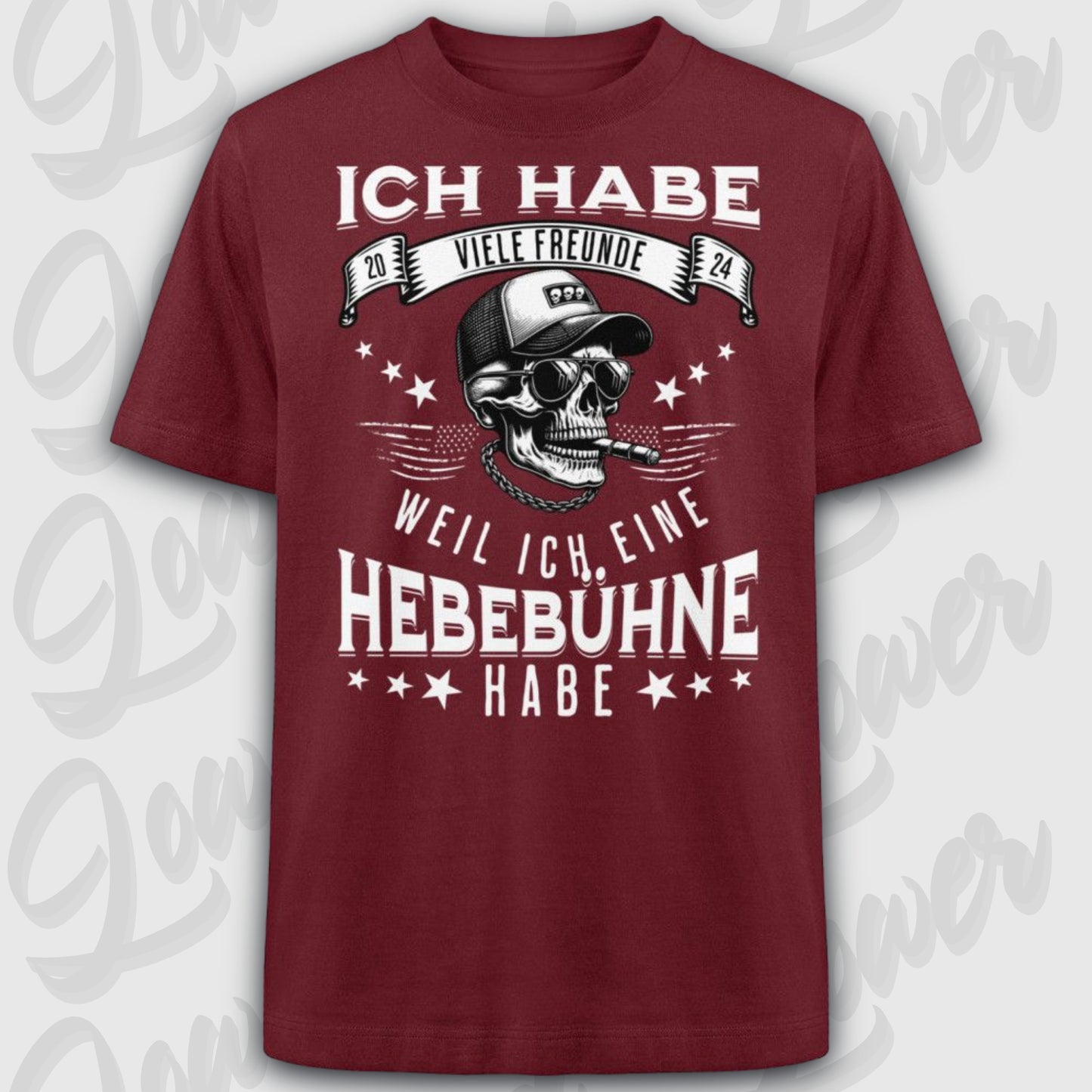 Oversized Trend T-Shirt, Hebebühne