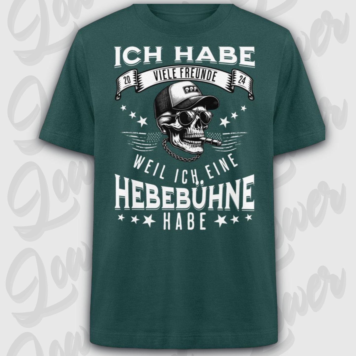 Oversized Trend T-Shirt, Hebebühne