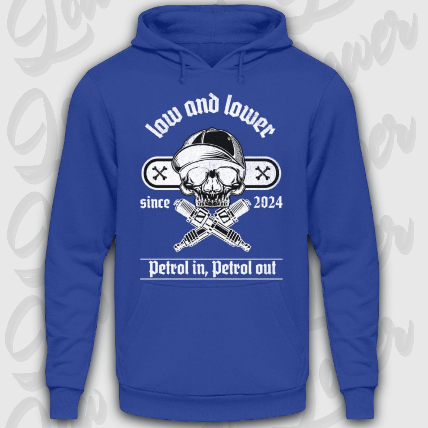 Standard Hoodie, Skull - Petrol in, Petrol out