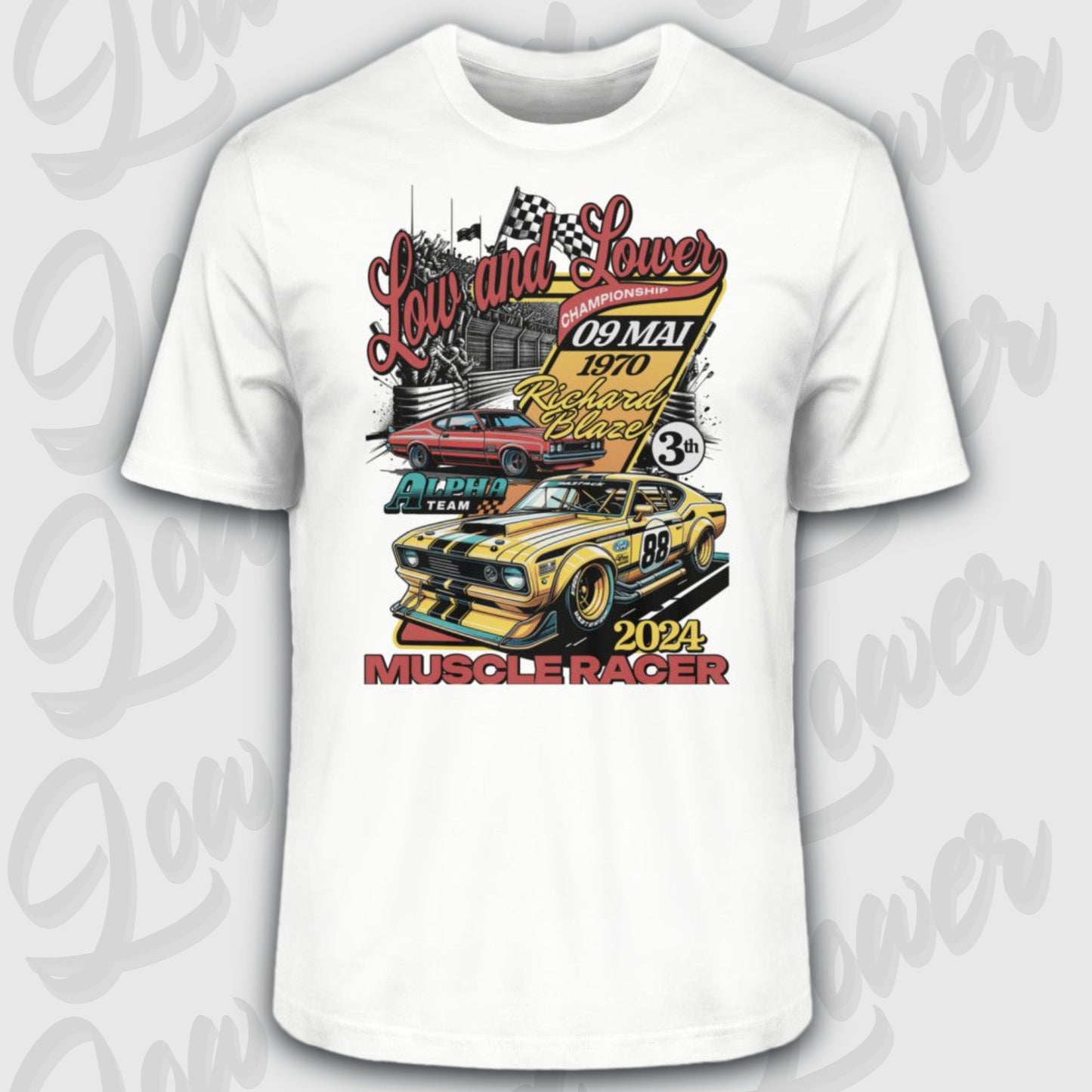 Standard T-Shirt, Muscle Race