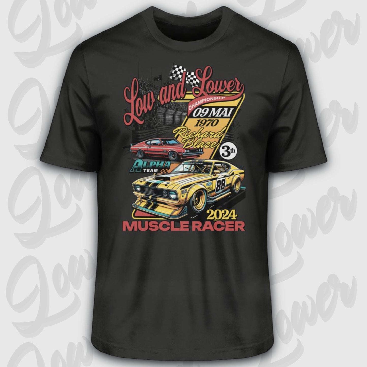 Standard T-Shirt, Muscle Race