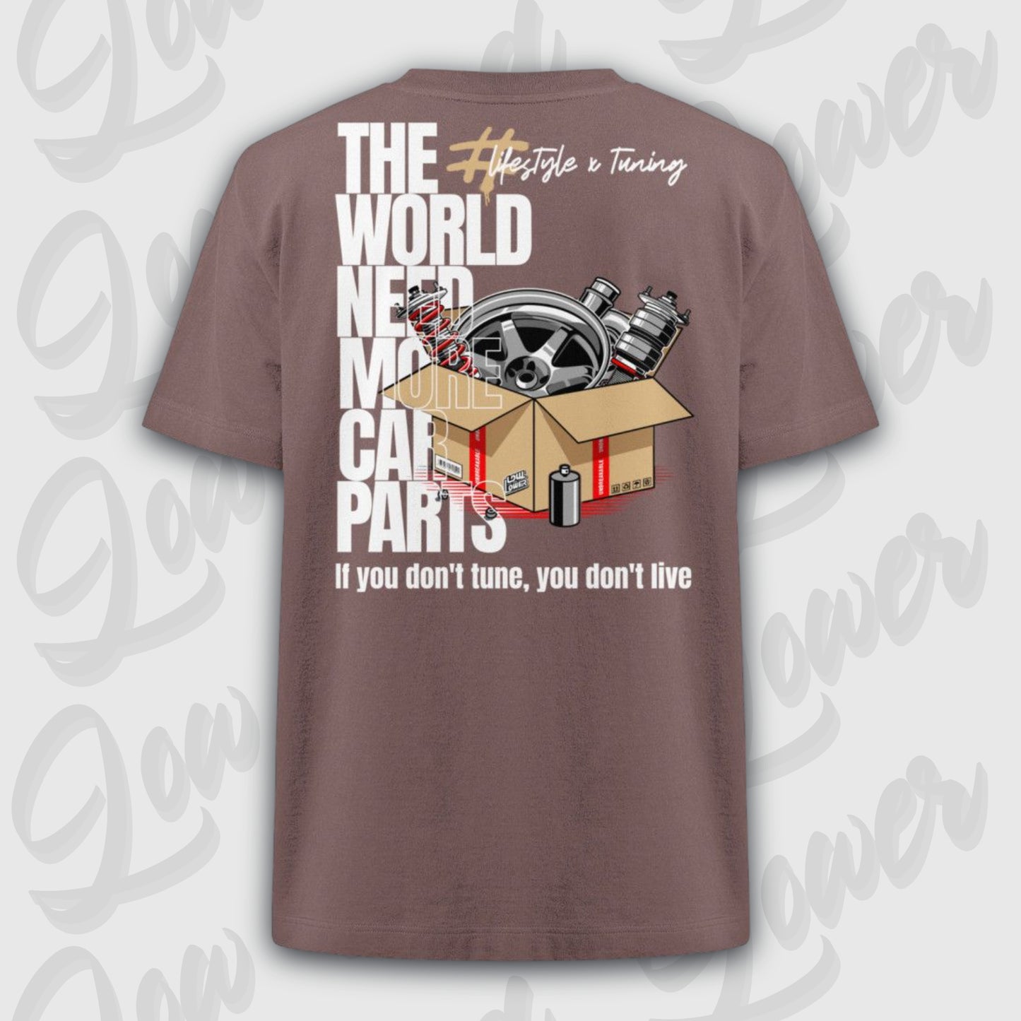Oversized Trend T-Shirt, Car Parts Kaffa Coffee