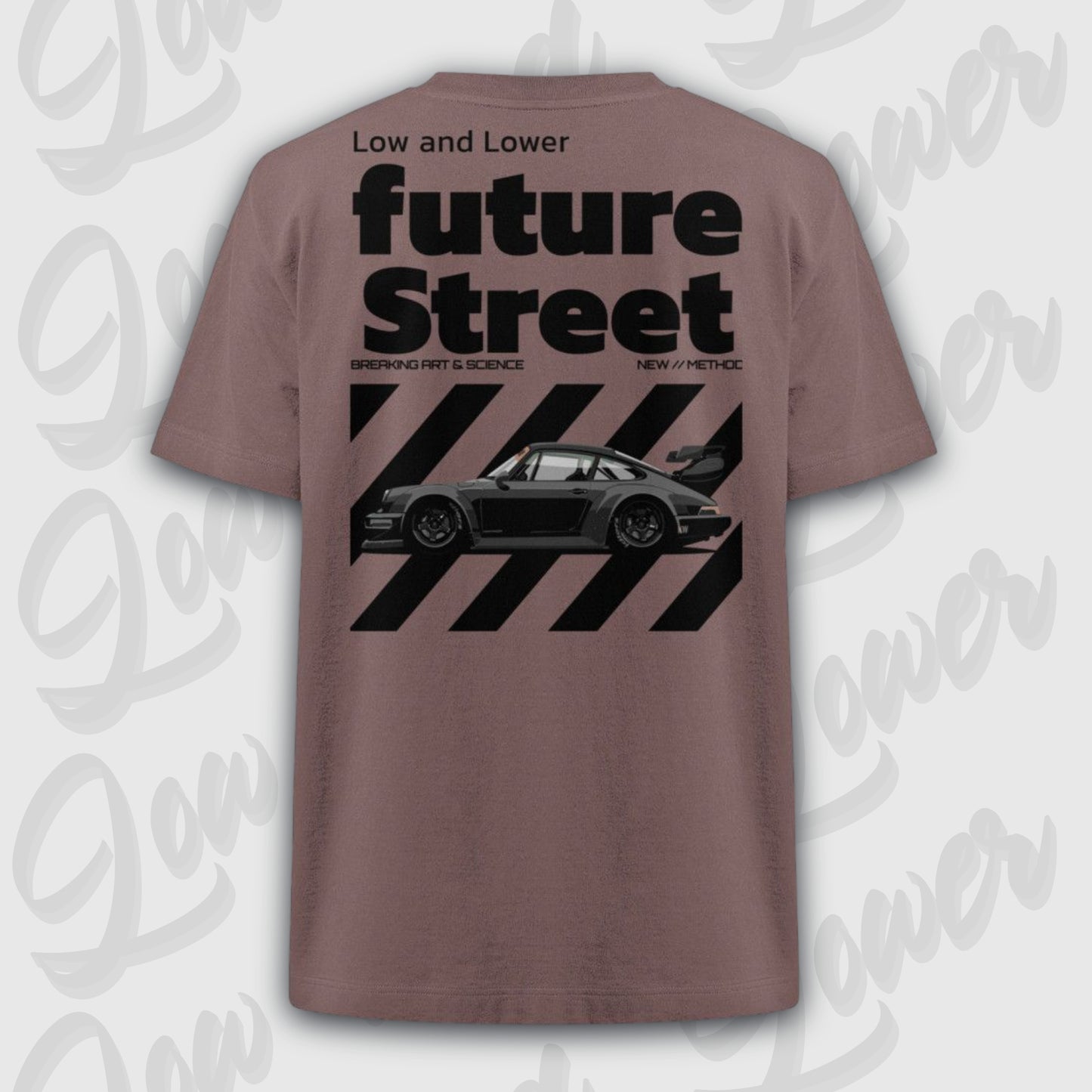 Oversized Trend T-Shirt, Low and Lower Future Kaffa Coffee