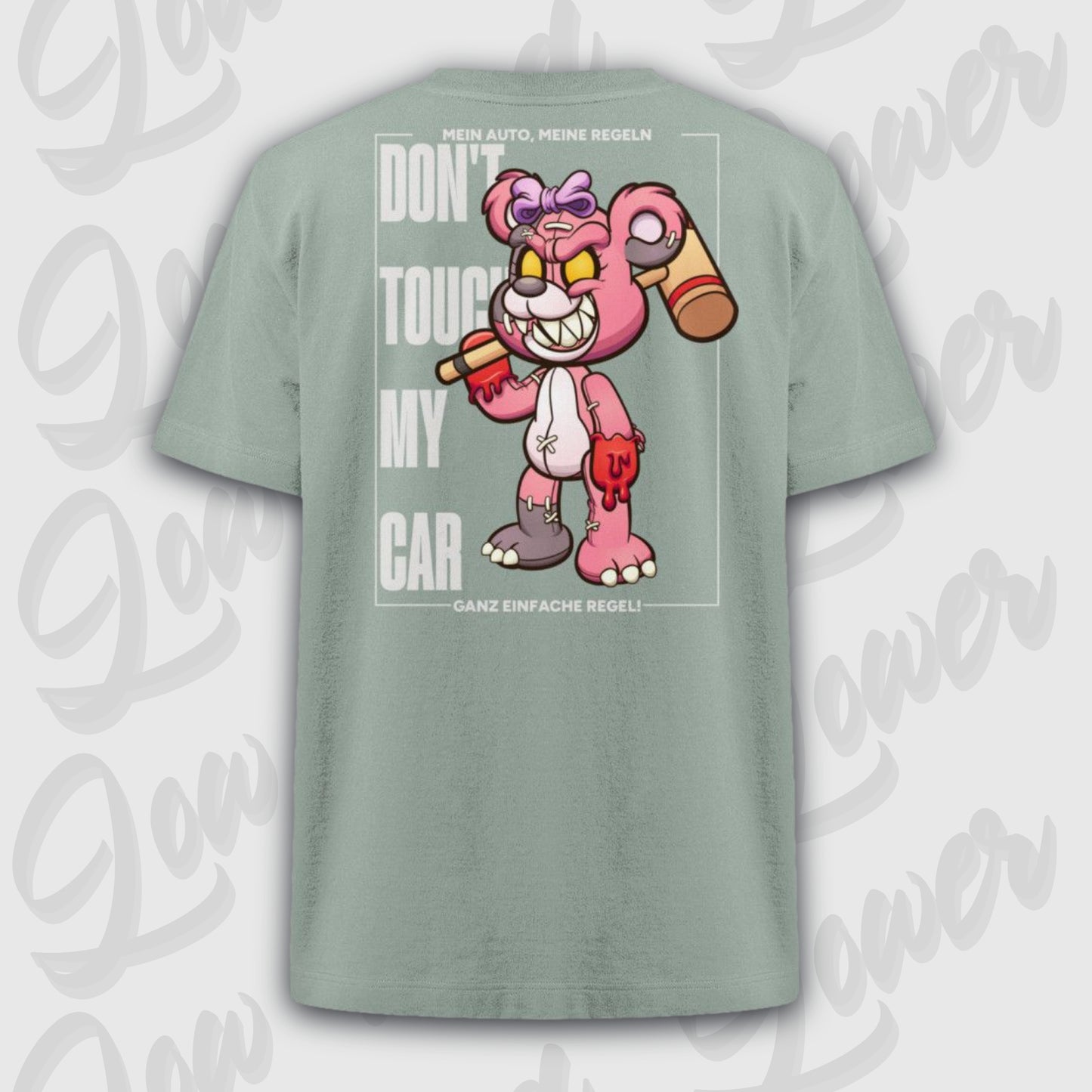 Oversized Trend T-Shirt Monster Lady