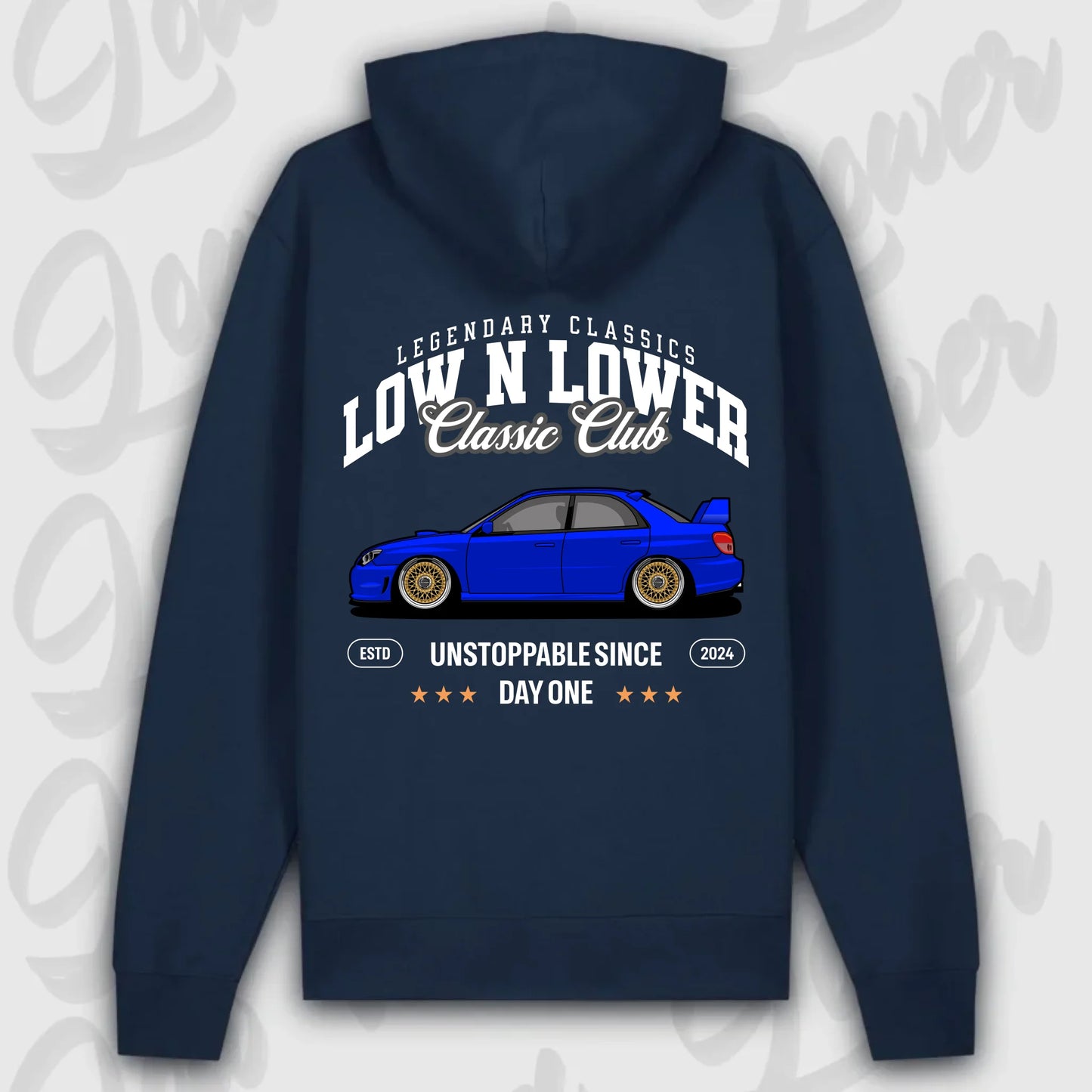 Hoodie WRX 2. Gen. - personalisiert Premium Hoodie French-Navy