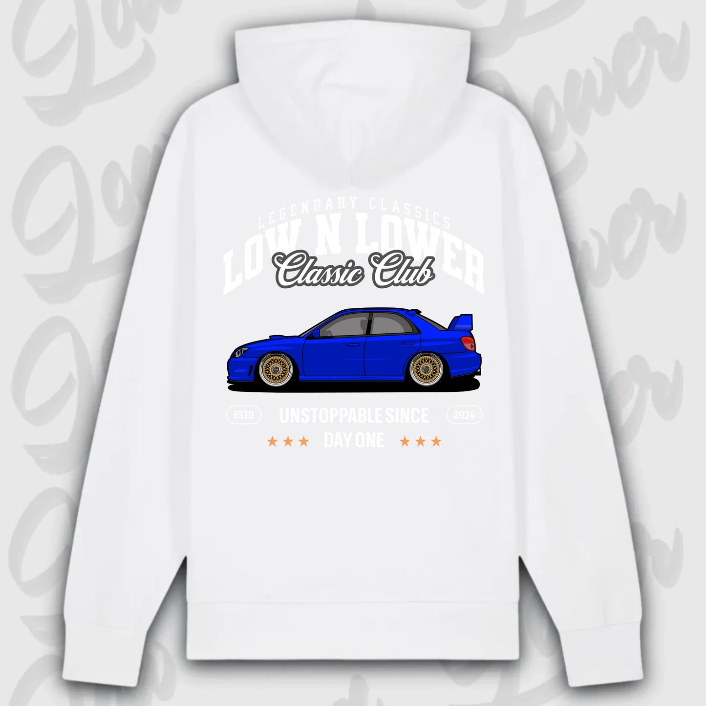 Hoodie WRX 2. Gen. - personalisiert Premium Hoodie White