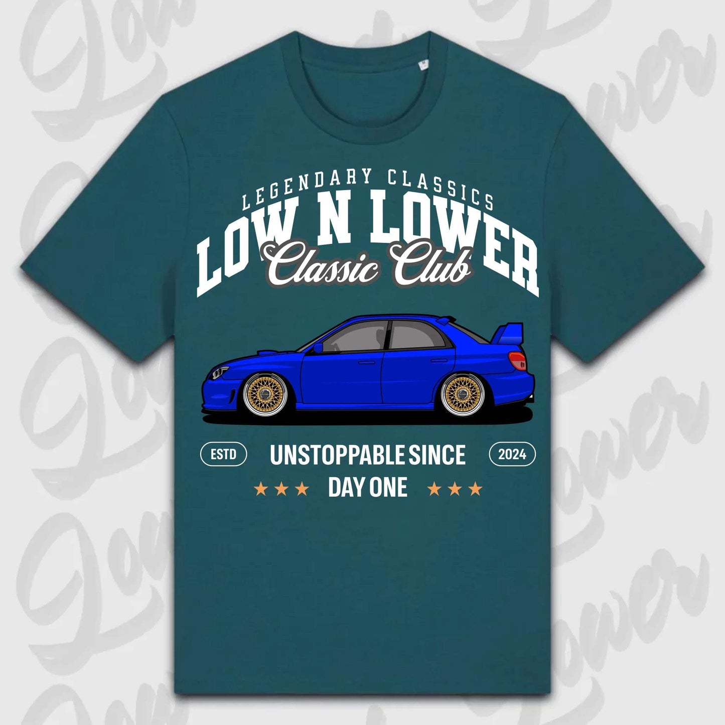 T-Shirt WRX 2. Gen - personalisiert Standard T-Shirt ( Front Print ) Glazed-Green XXL
