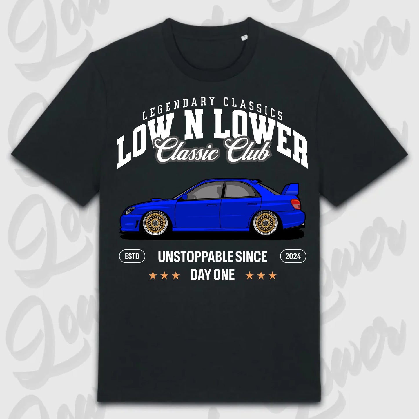 T-Shirt WRX 2. Gen - personalisiert Standard T-Shirt ( Front Print ) Black